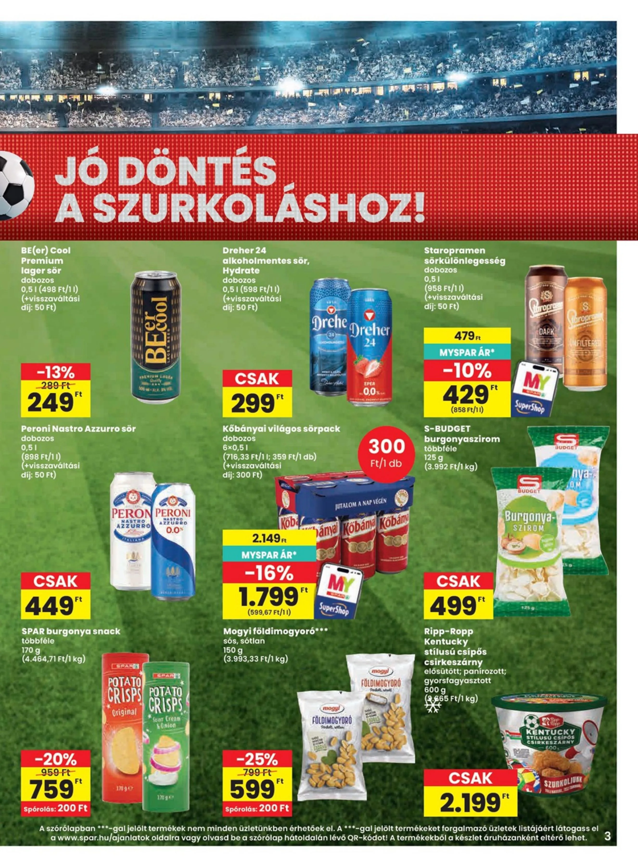Spar akciós újság 06.18–06.24 – 3. oldal