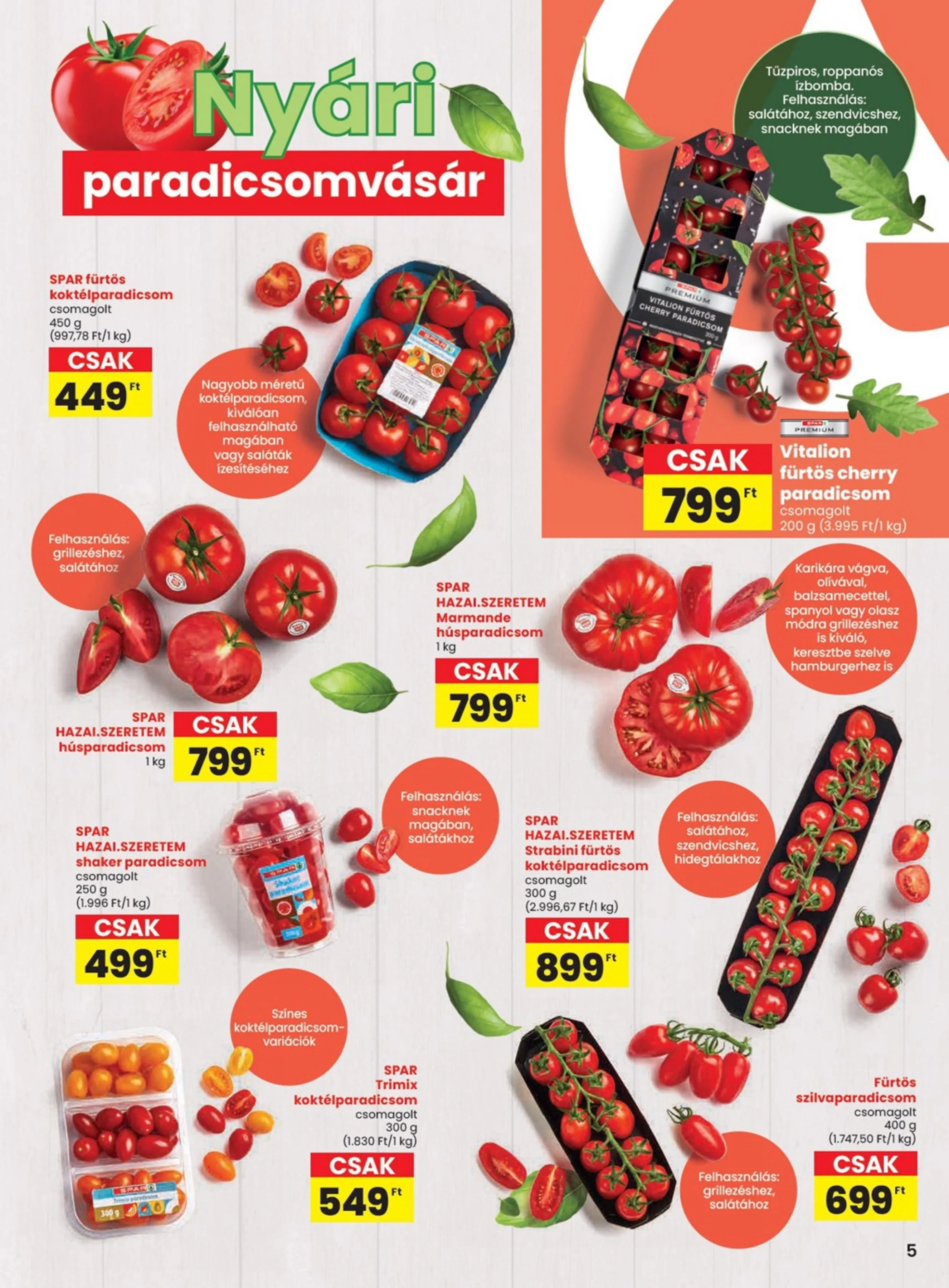 Spar akciós újság 06.18–06.24 – 5. oldal