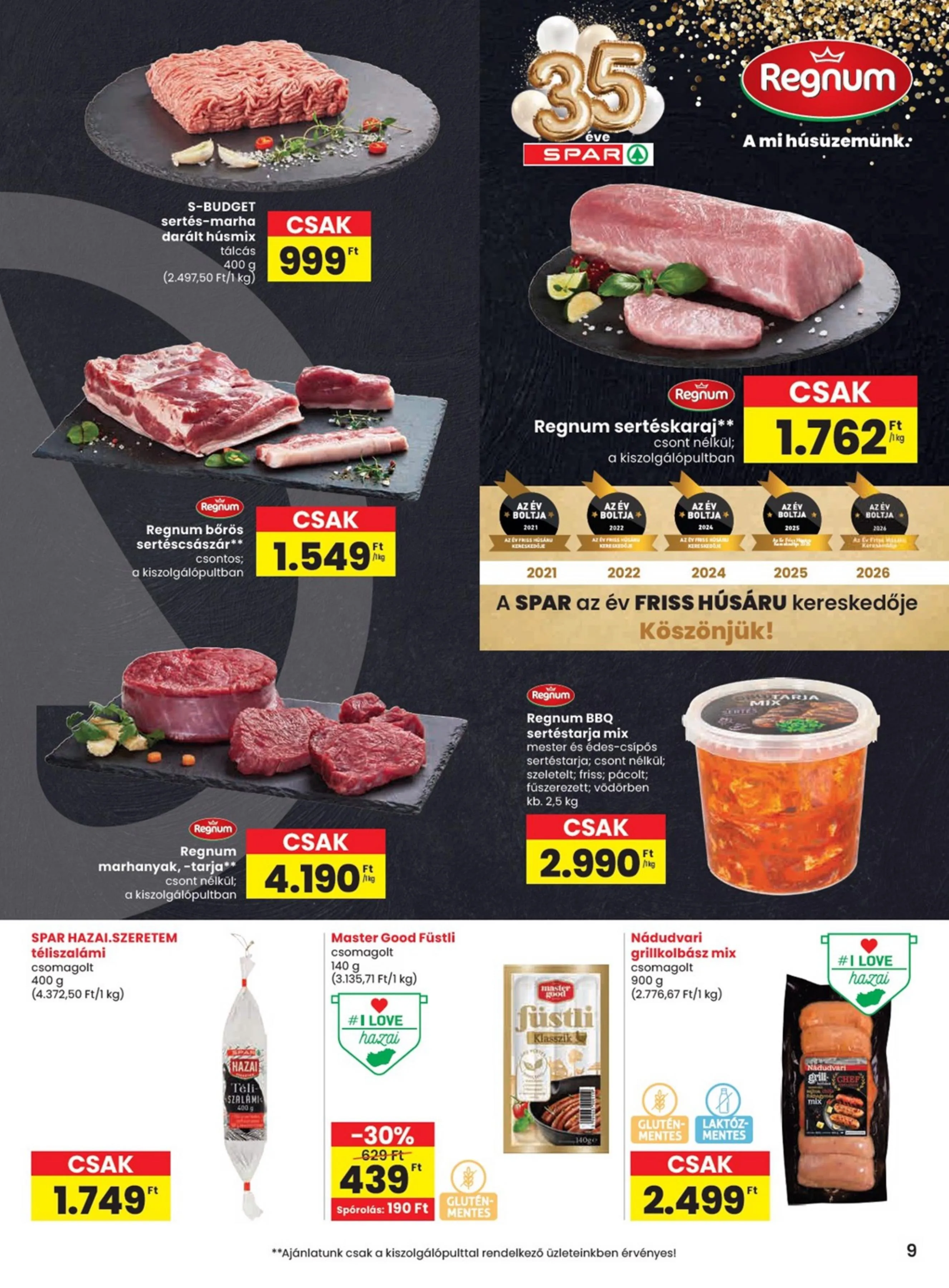 Spar akciós újság 06.18–06.24 – 9. oldal