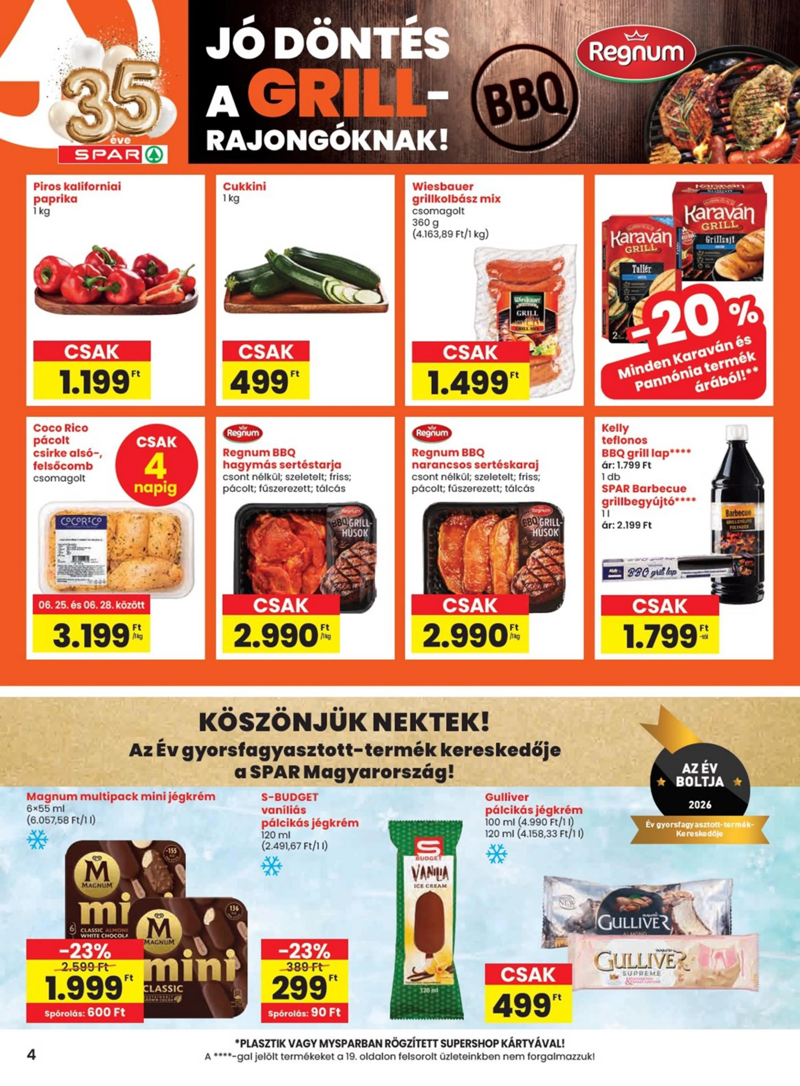 Spar akciós újság 06.25–07.01 – 4. oldal