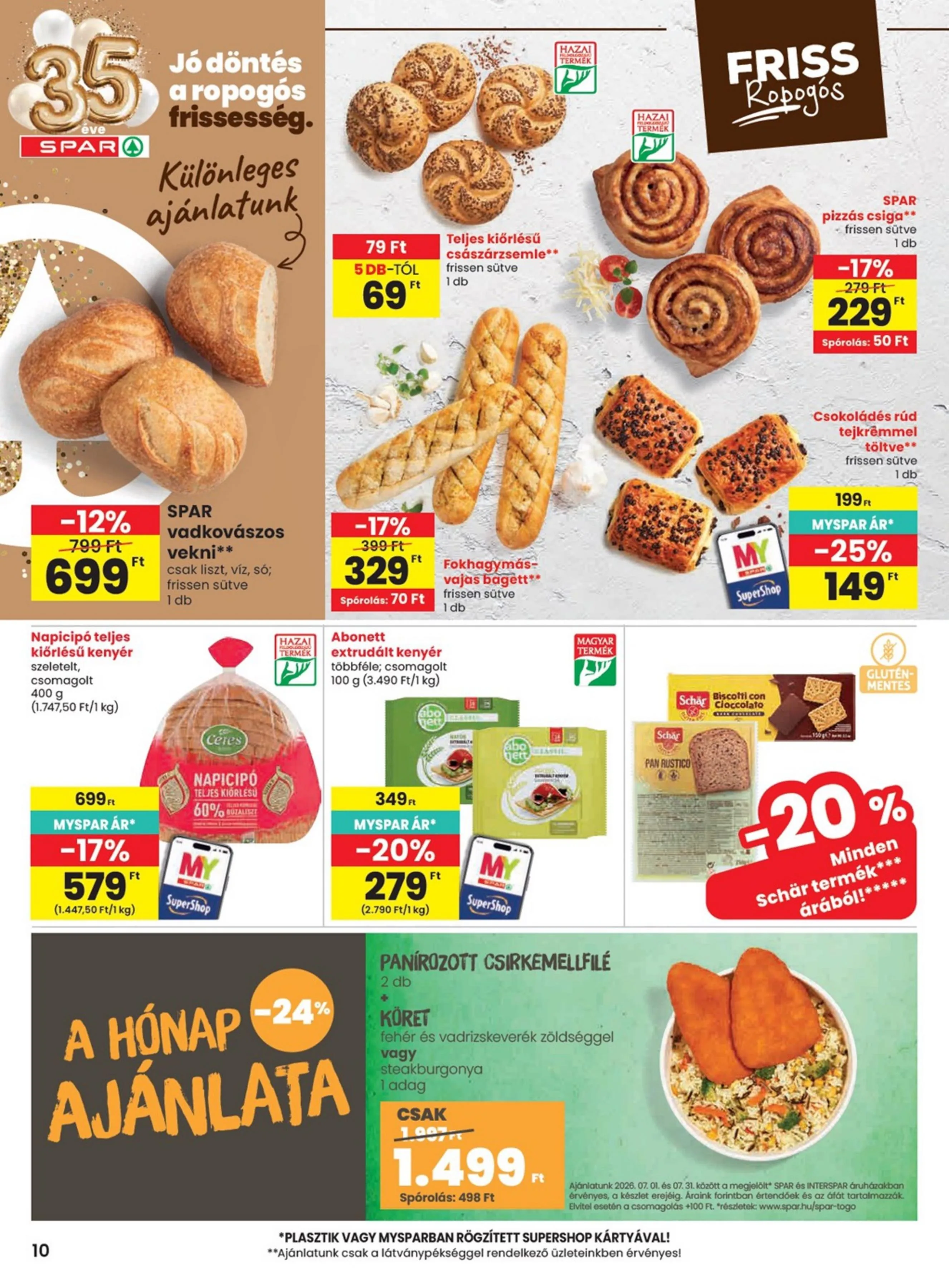 Spar akciós újság 07.02–07.08 – 10. oldal