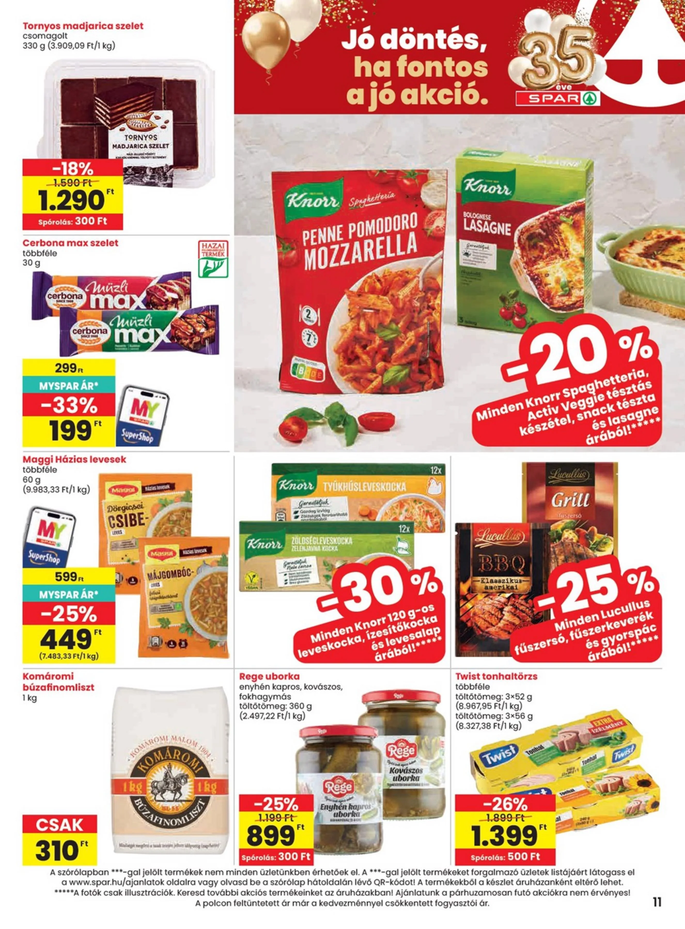 Spar akciós újság 07.02–07.08 – 11. oldal