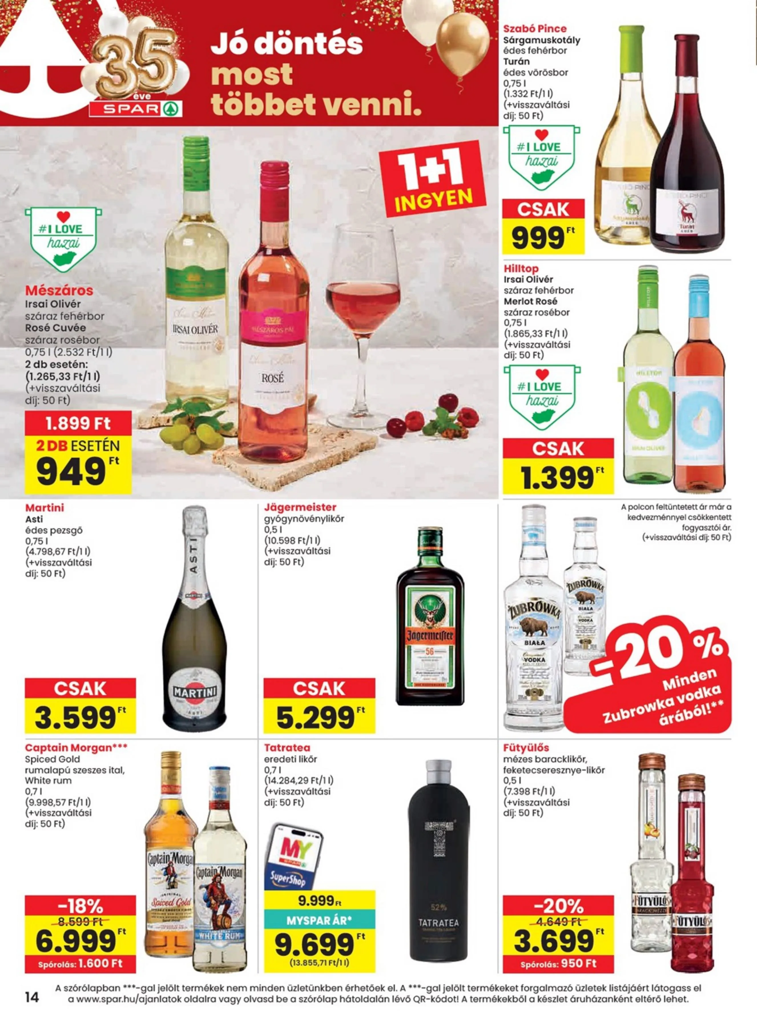 Spar akciós újság 07.02–07.08 – 14. oldal
