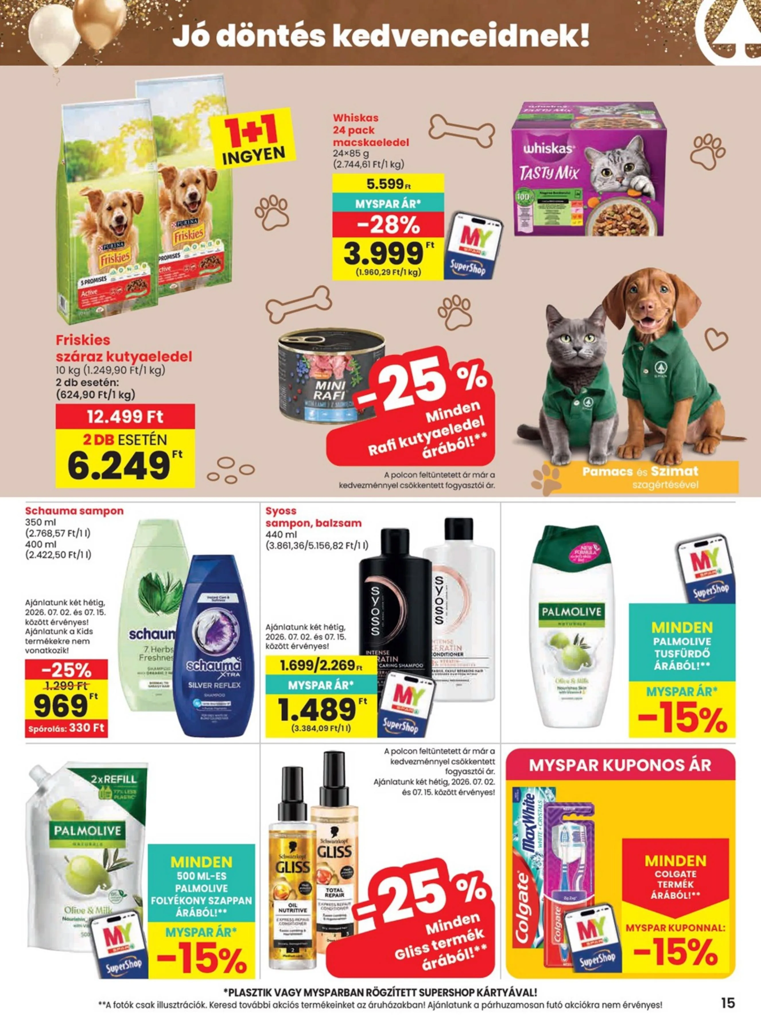 Spar akciós újság 07.02–07.08 – 15. oldal