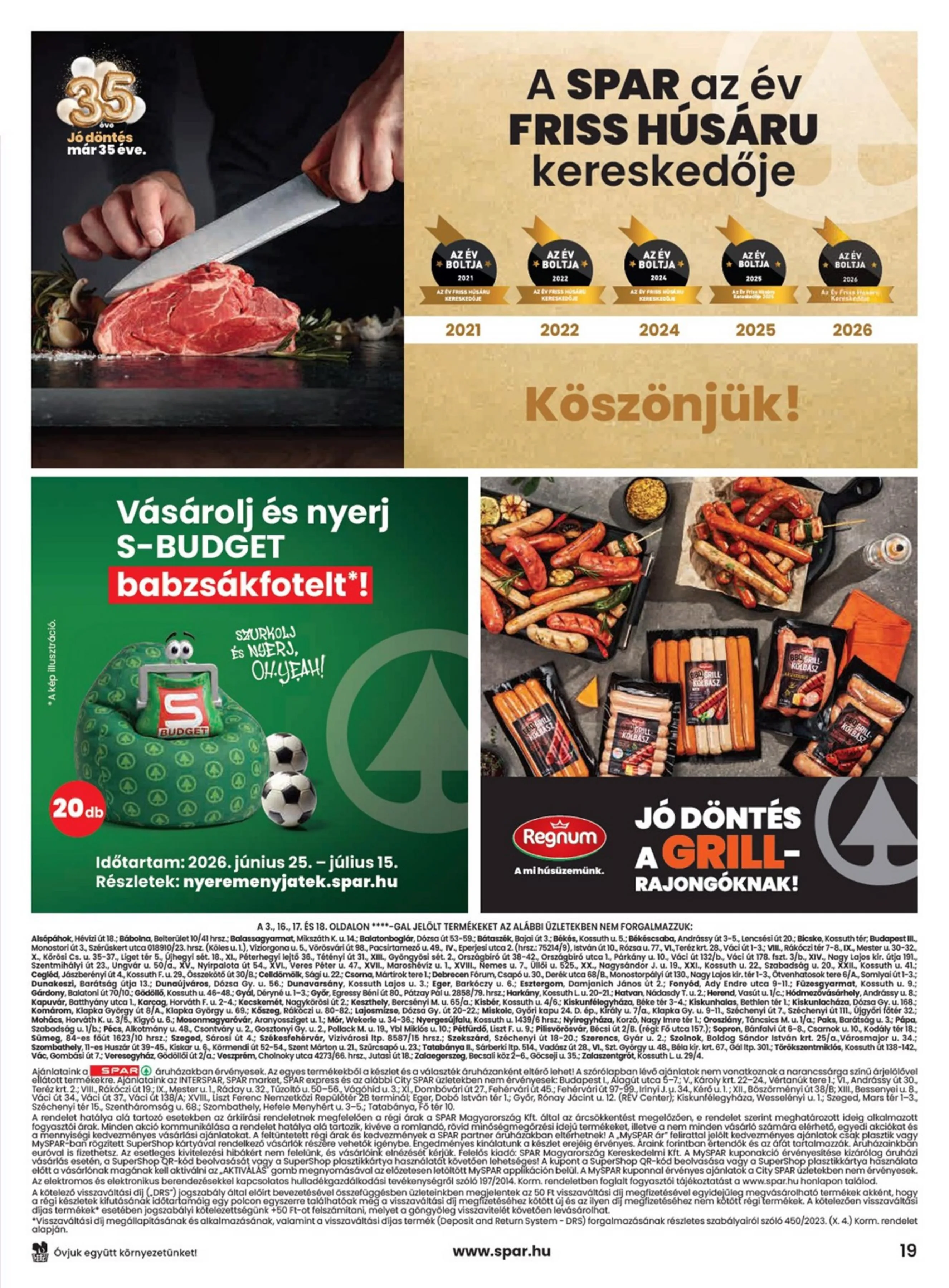 Spar akciós újság 07.02–07.08 – 19. oldal