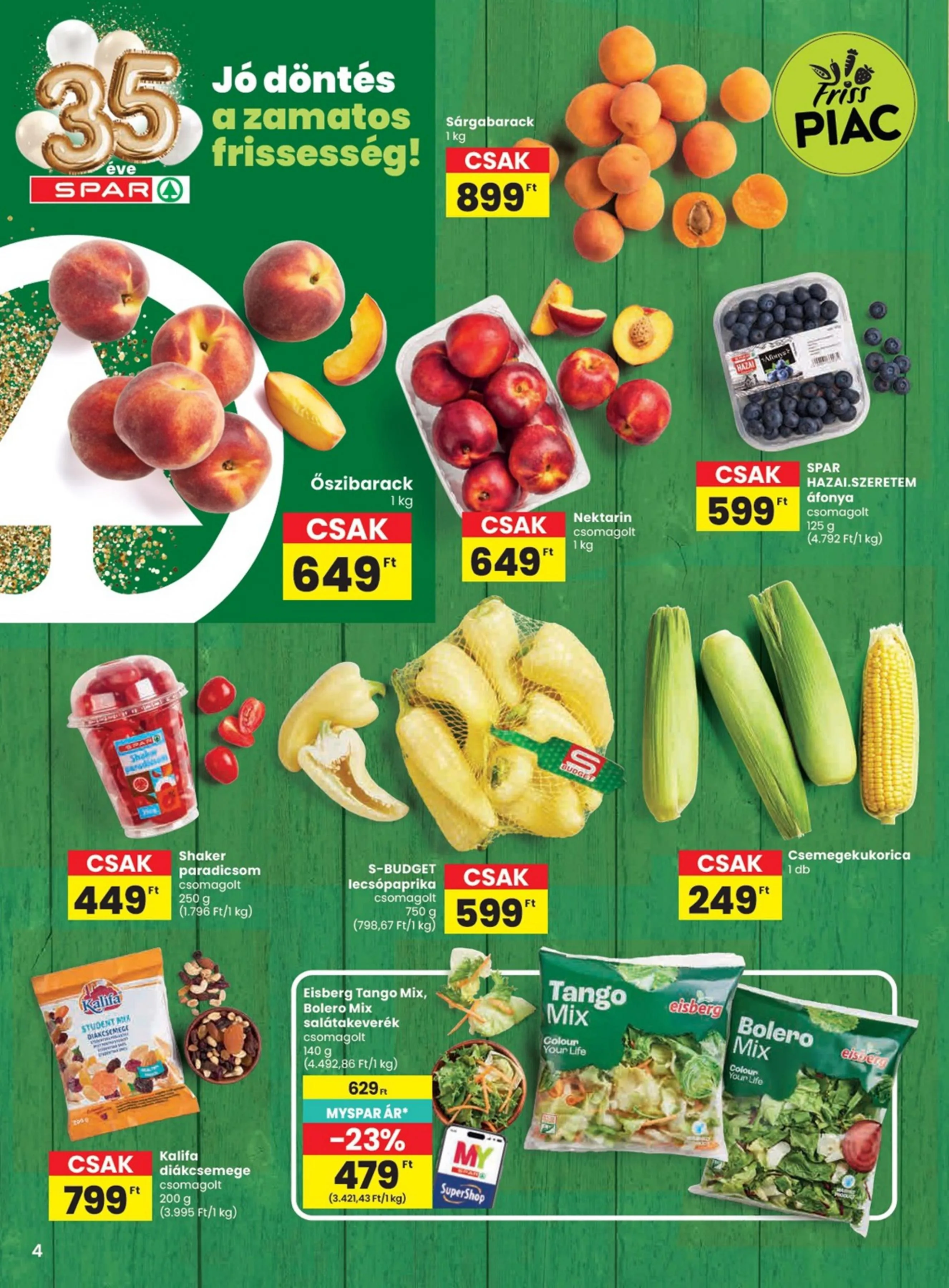 Spar akciós újság 07.02–07.08 – 4. oldal