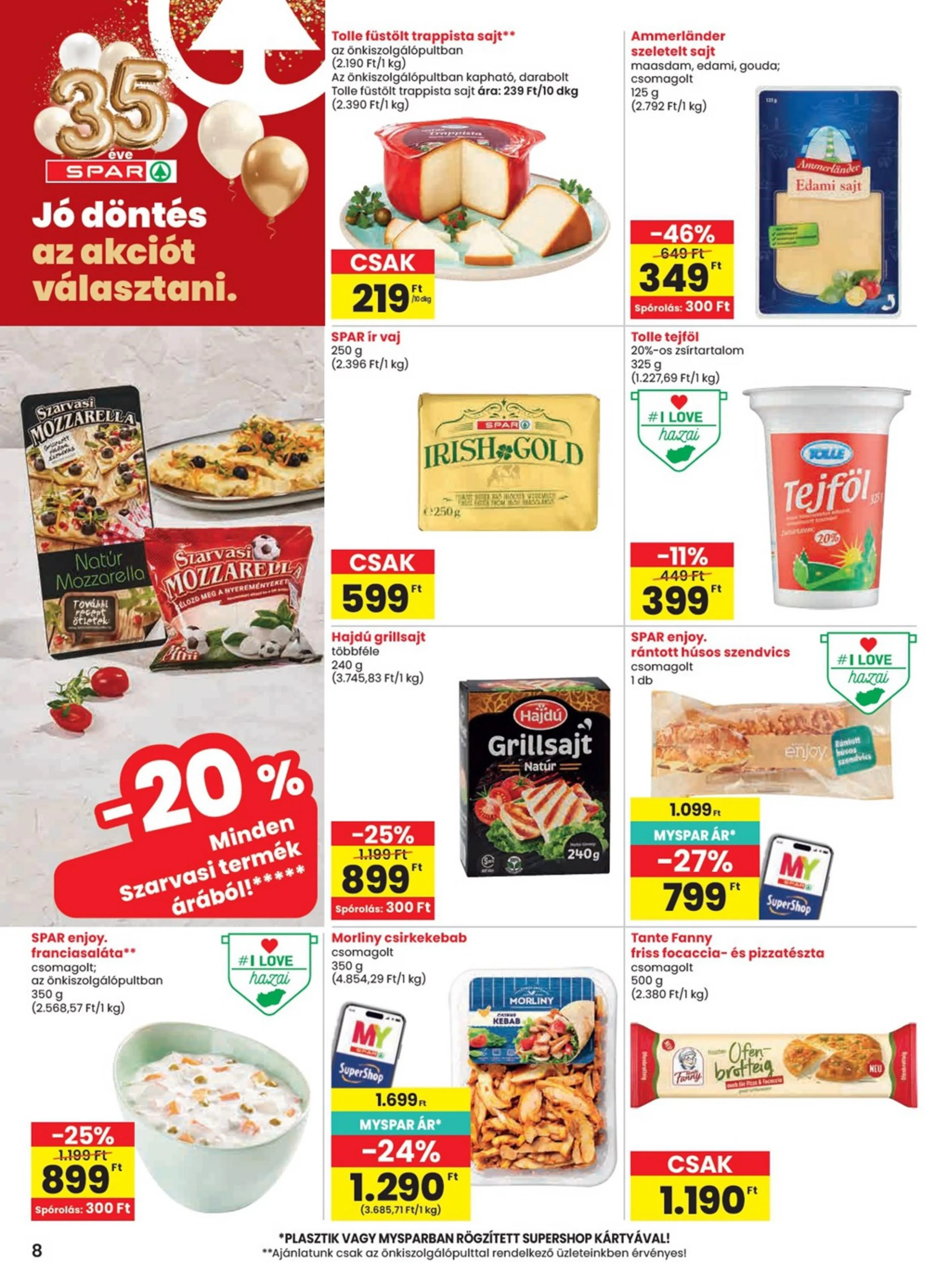 Spar akciós újság 07.02–07.08 – 8. oldal