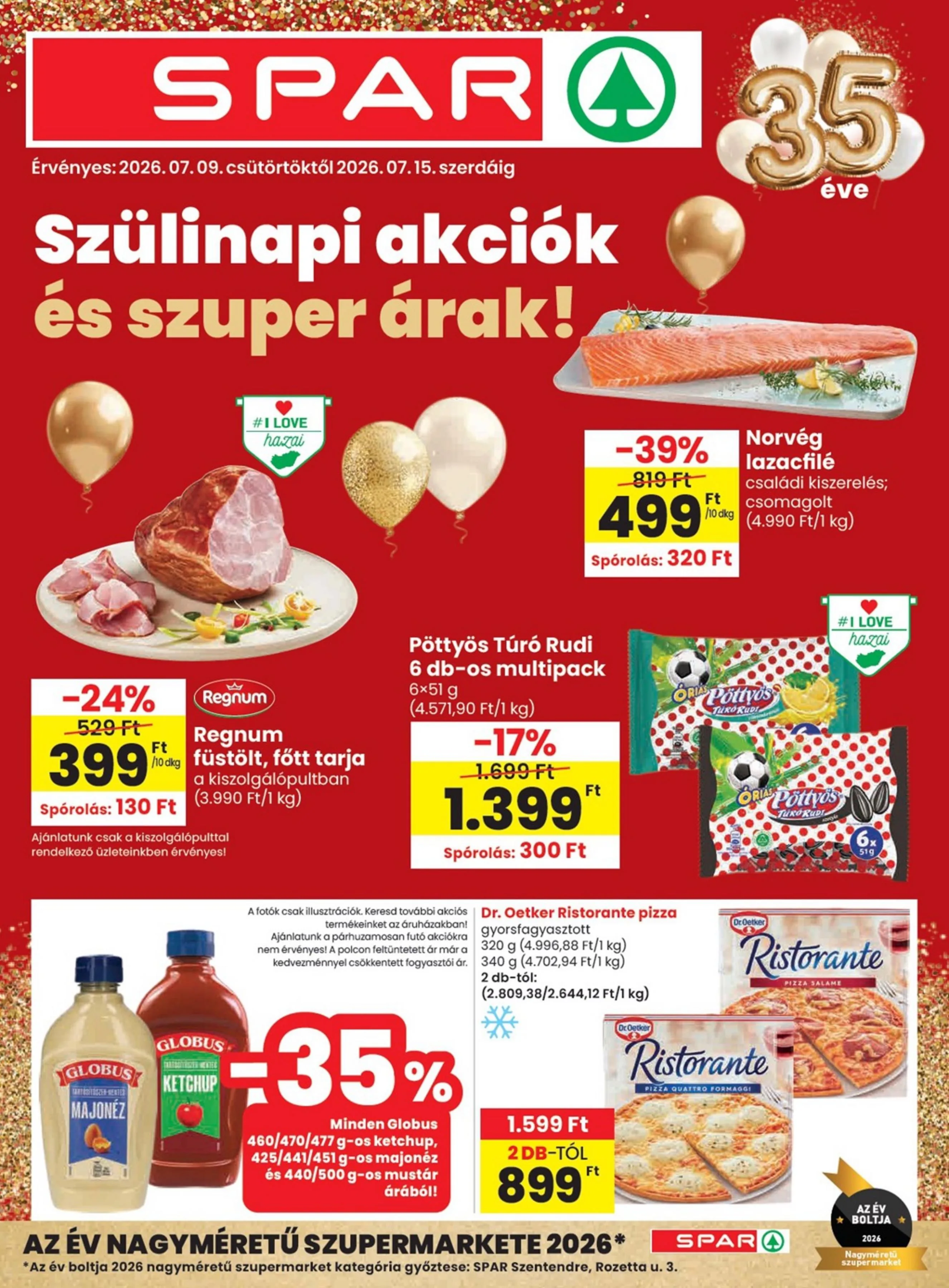 Spar akciós újság 07.09–07.15