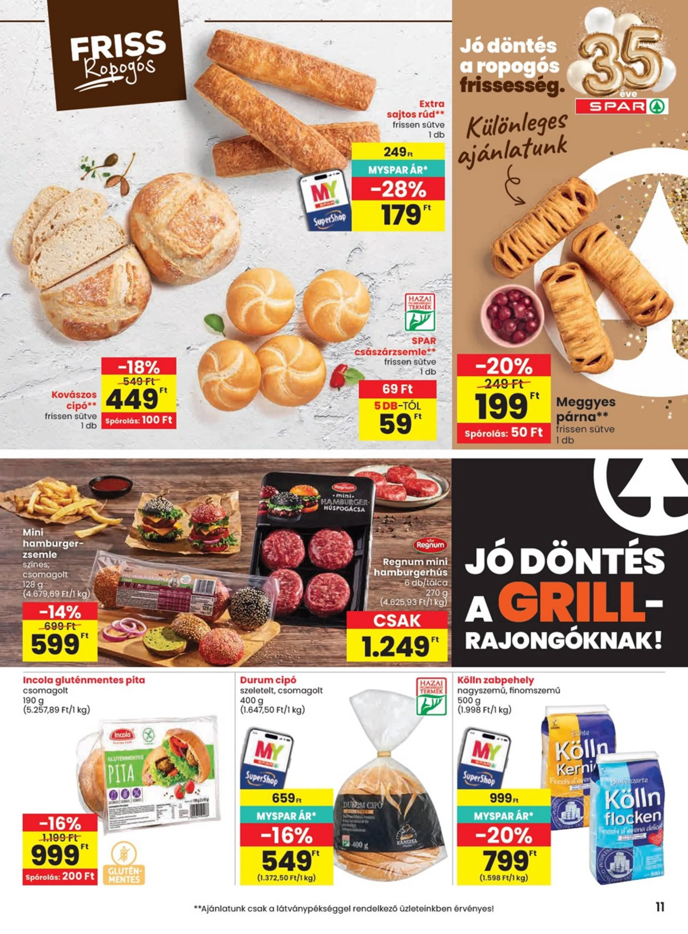 Spar akciós újság 07.09–07.15 – 11. oldal