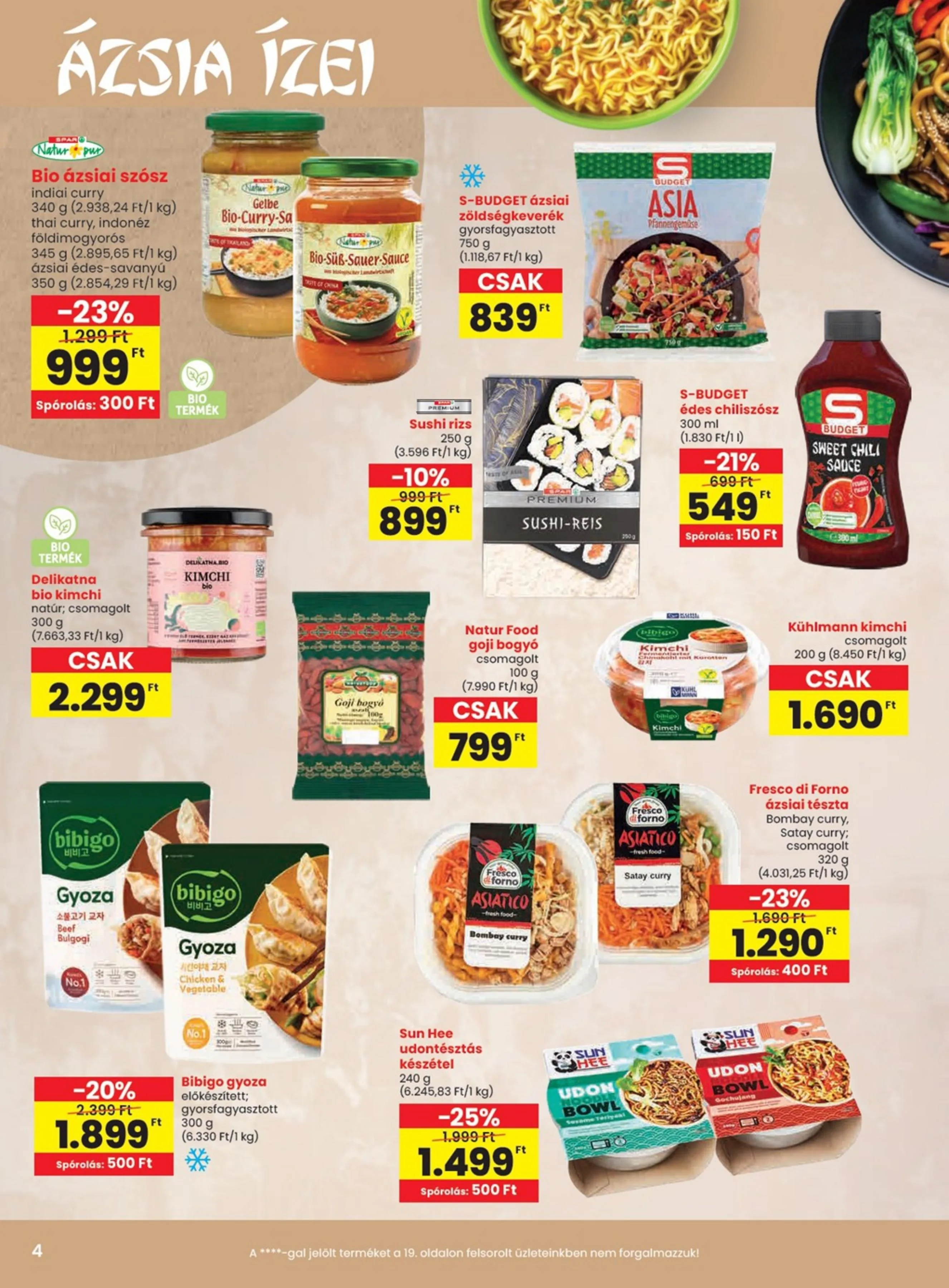 Spar akciós újság 07.09–07.15 – 4. oldal