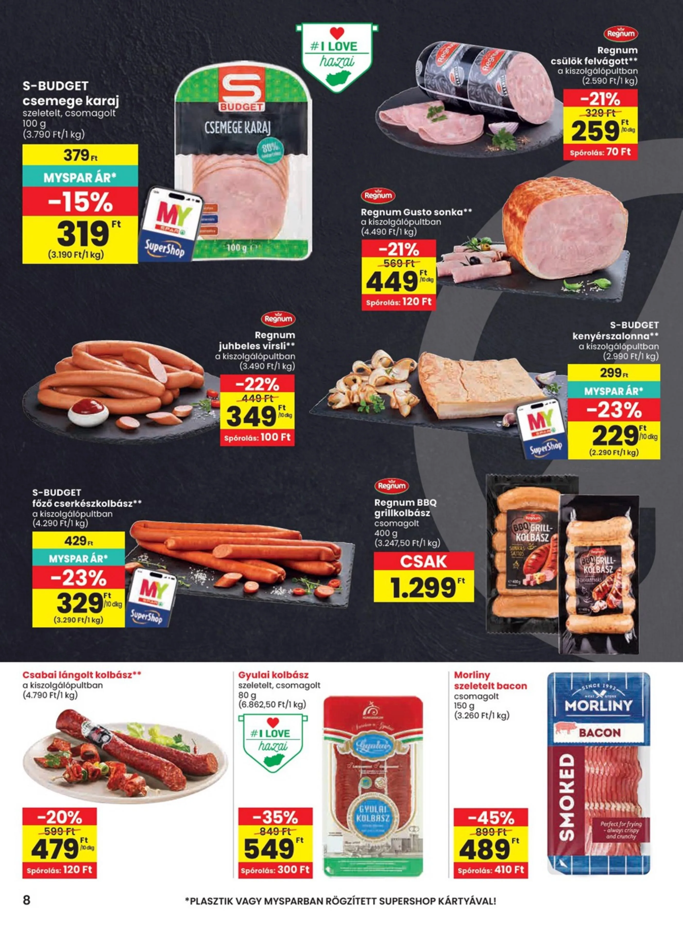 Spar akciós újság 07.09–07.15 – 8. oldal