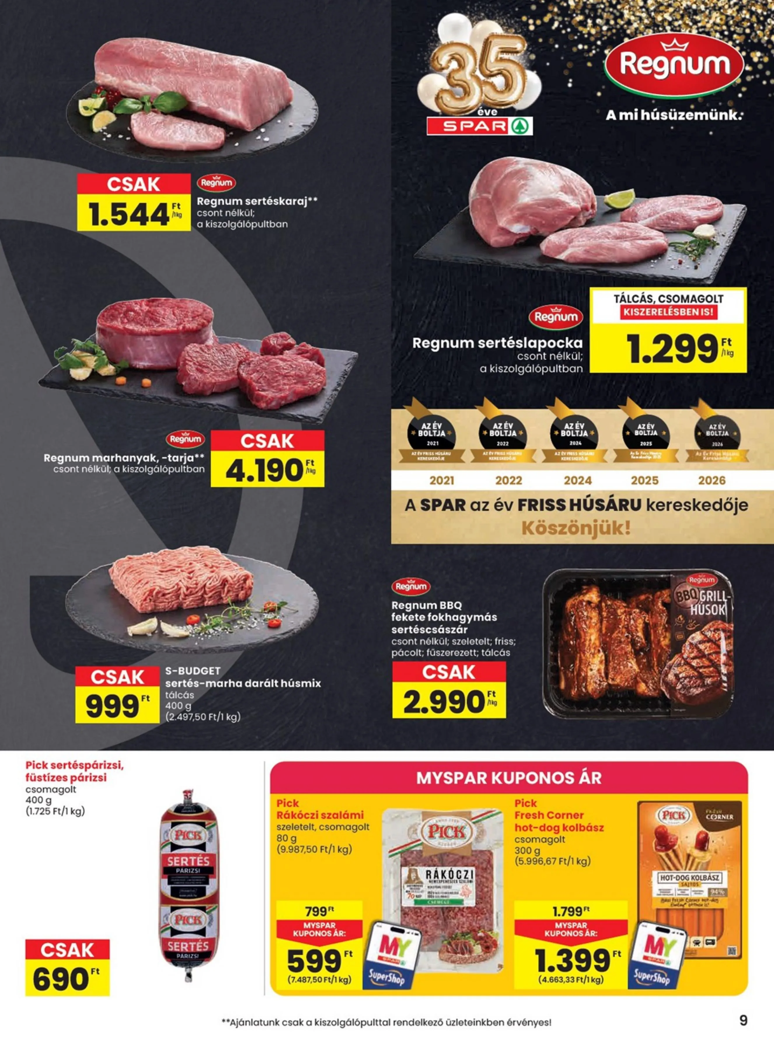 Spar akciós újság 07.09–07.15 – 9. oldal