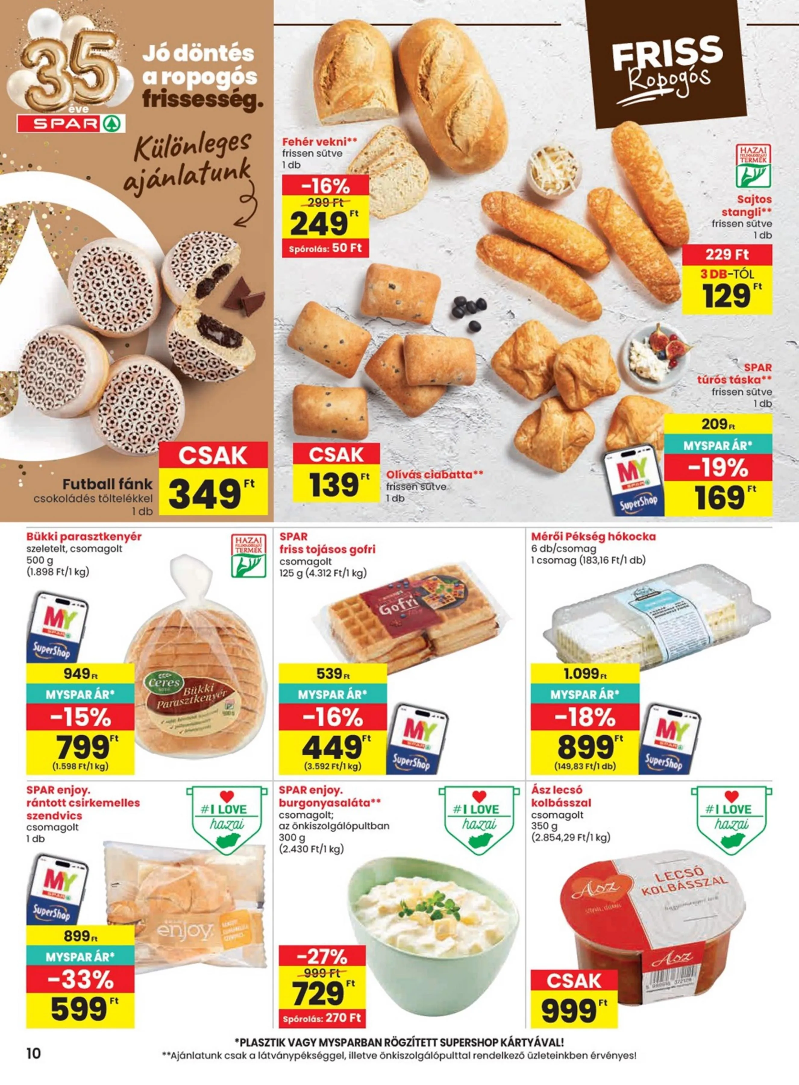Spar akciós újság 07.16–07.22 – 10. oldal