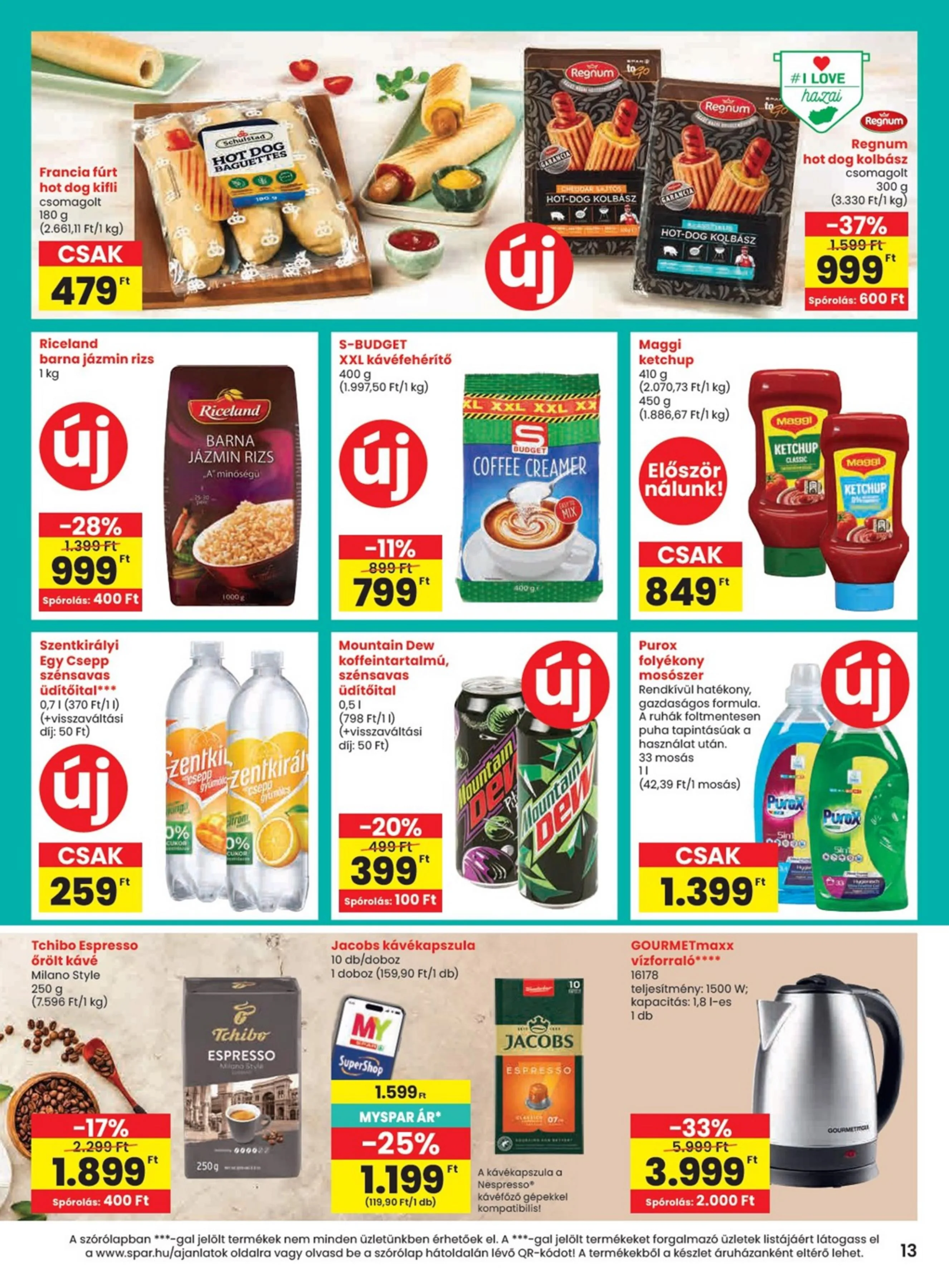 Spar akciós újság 07.16–07.22 – 13. oldal