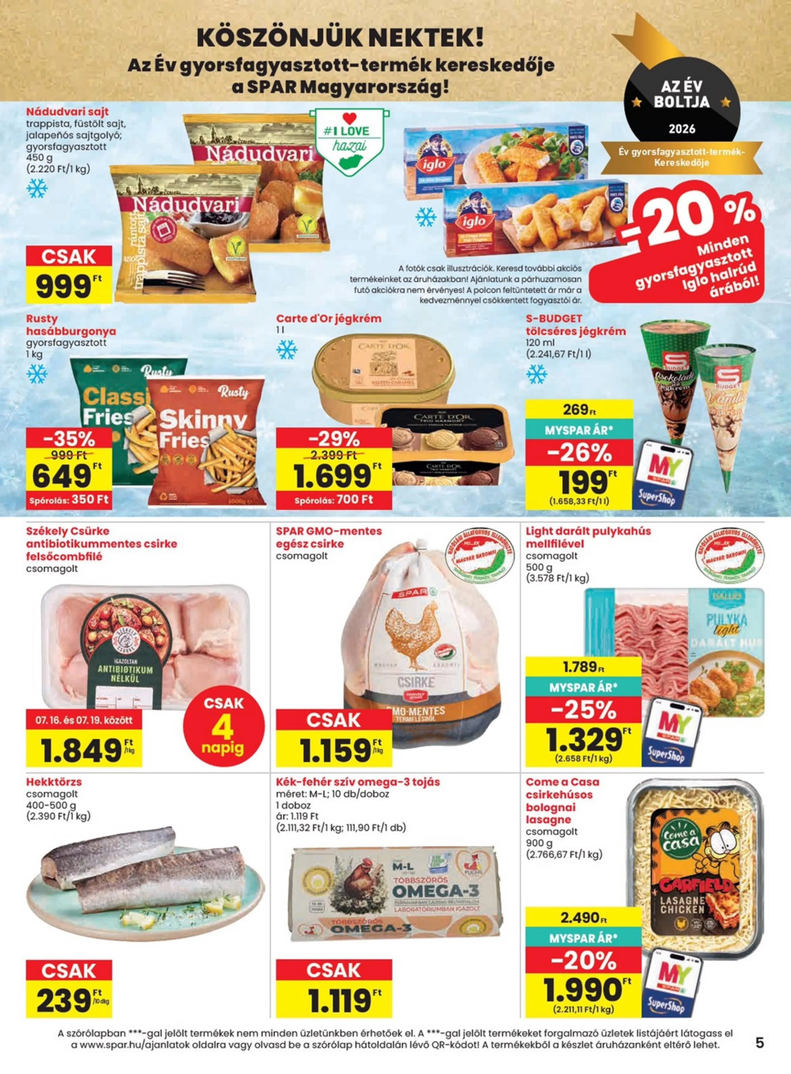 Spar akciós újság 07.16–07.22 – 5. oldal