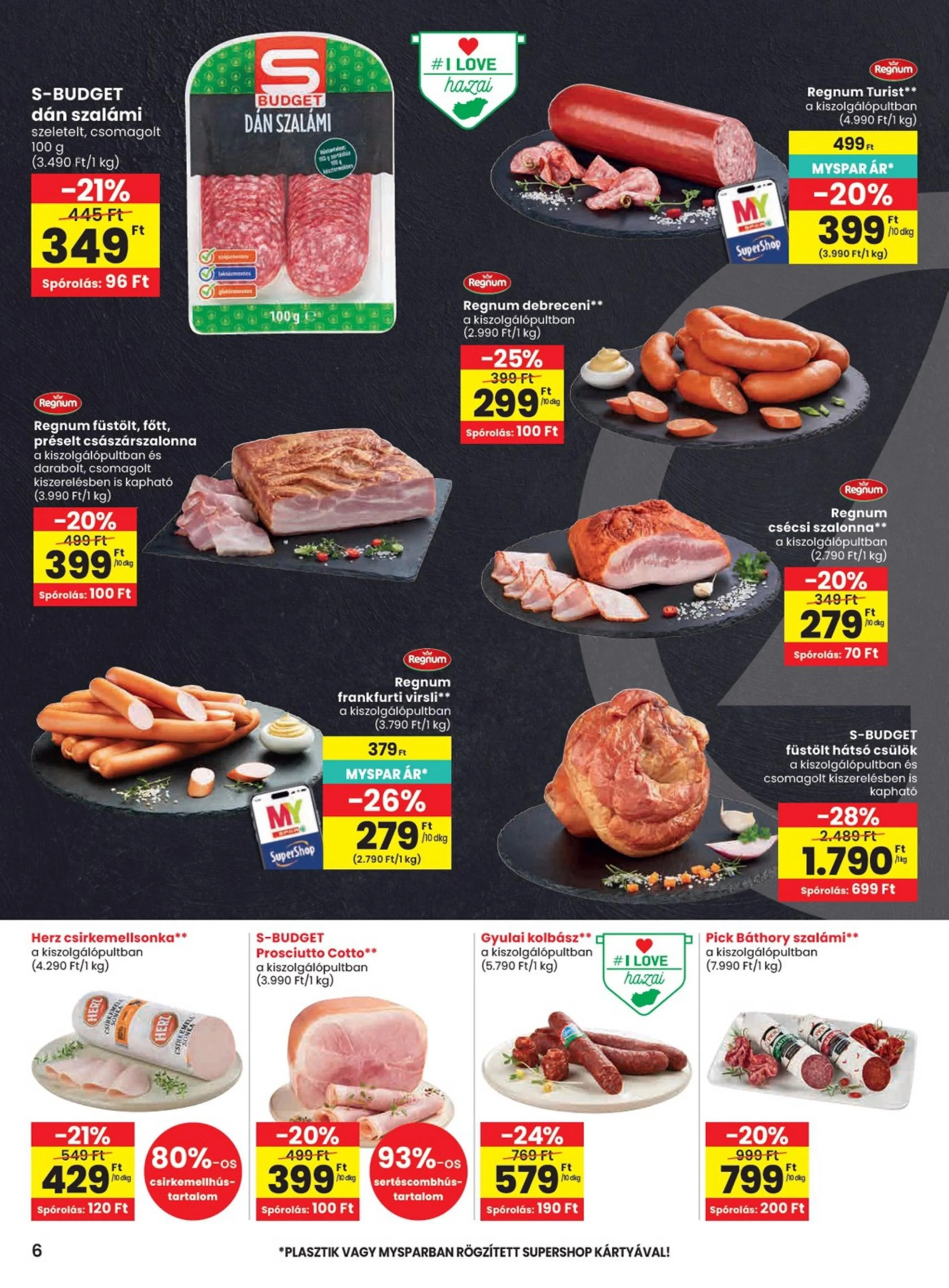 Spar akciós újság 07.16–07.22 – 6. oldal
