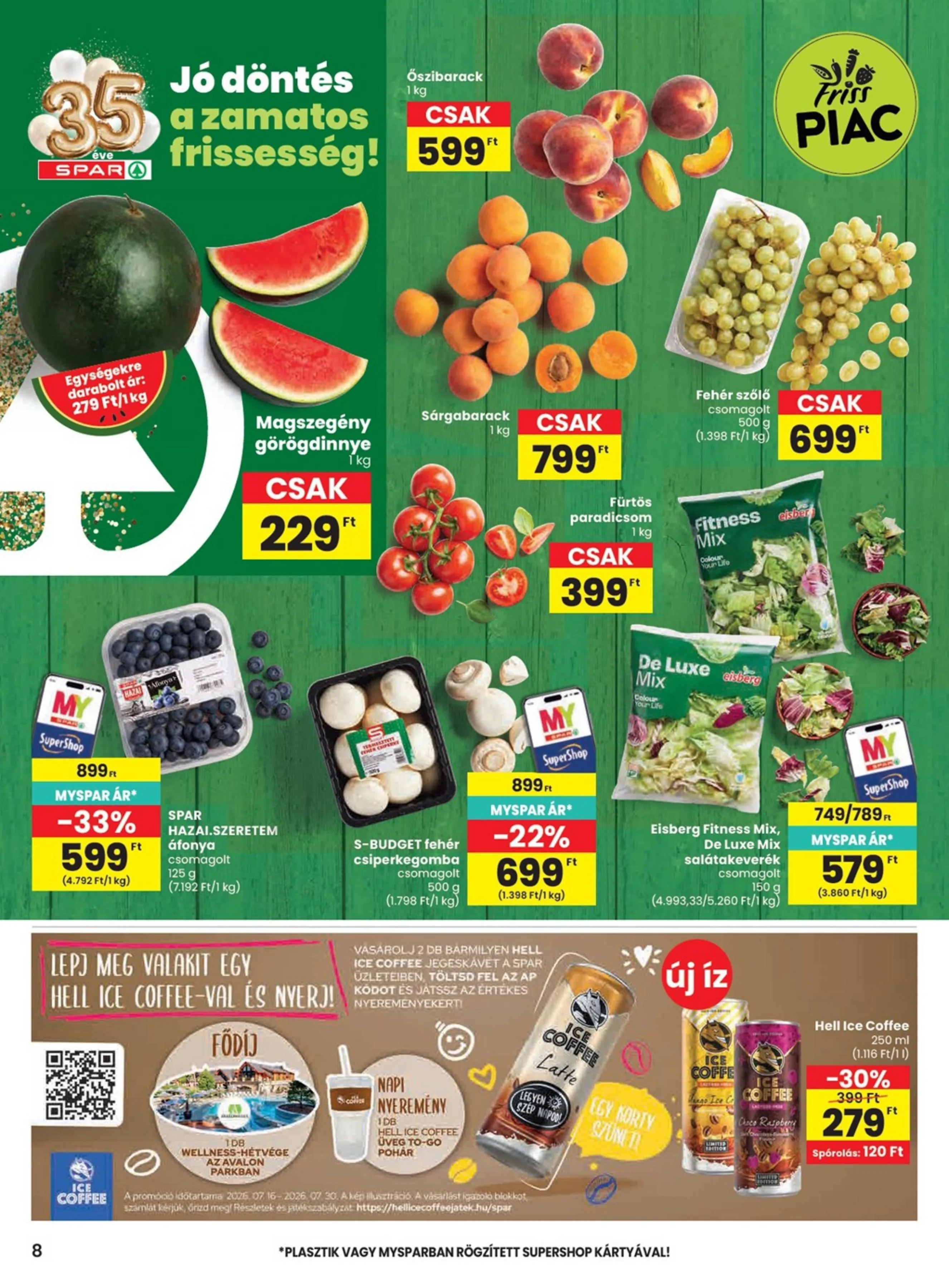 Spar akciós újság 07.16–07.22 – 8. oldal