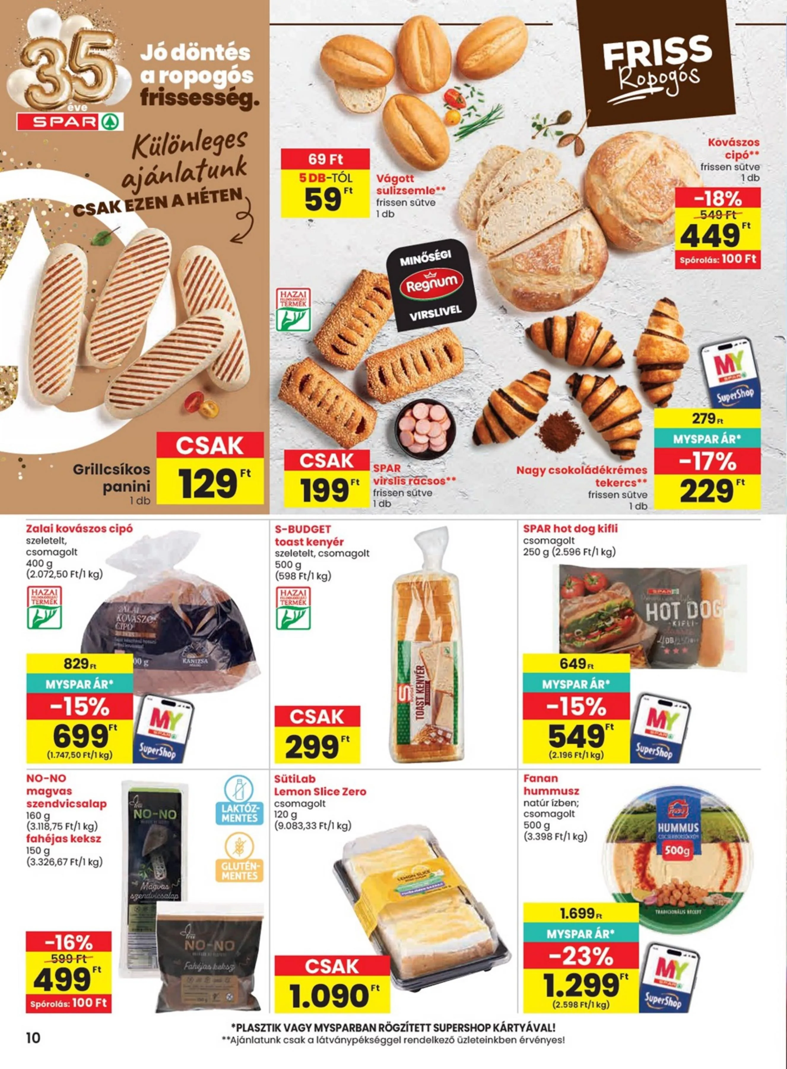 Spar akciós újság 07.23–07.29 – 10. oldal