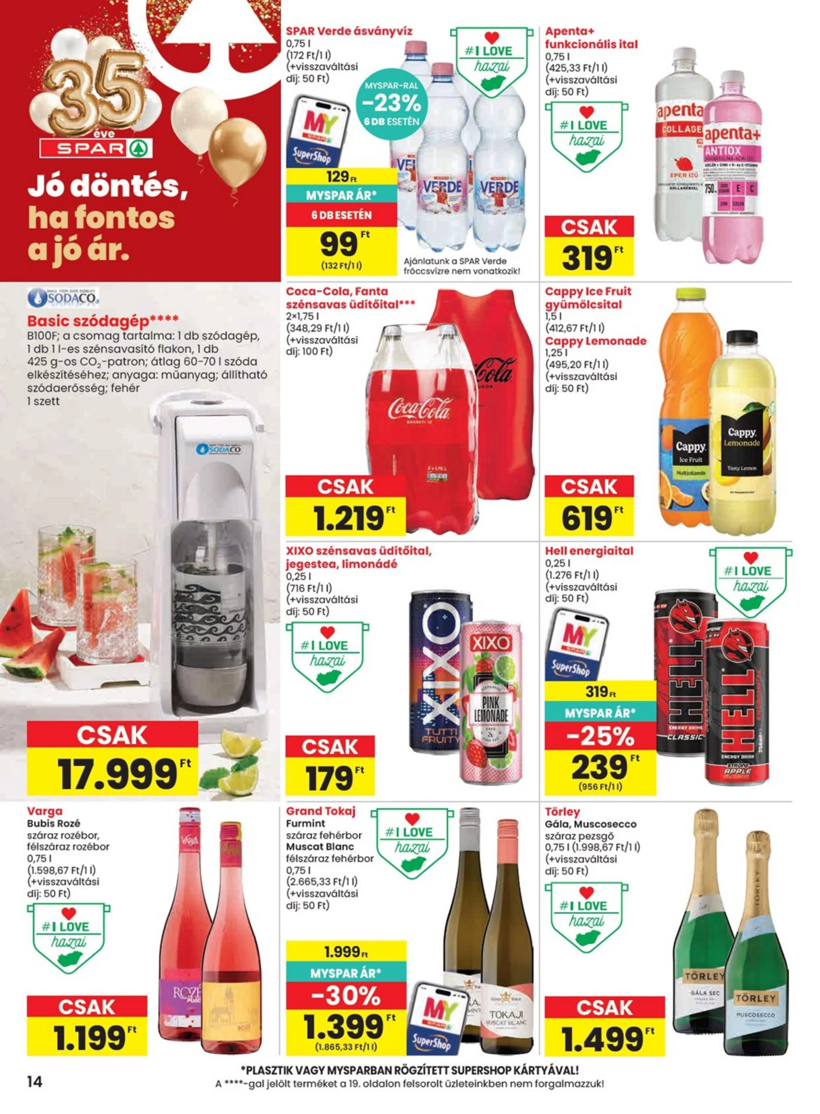 Spar akciós újság 07.23–07.29 – 14. oldal