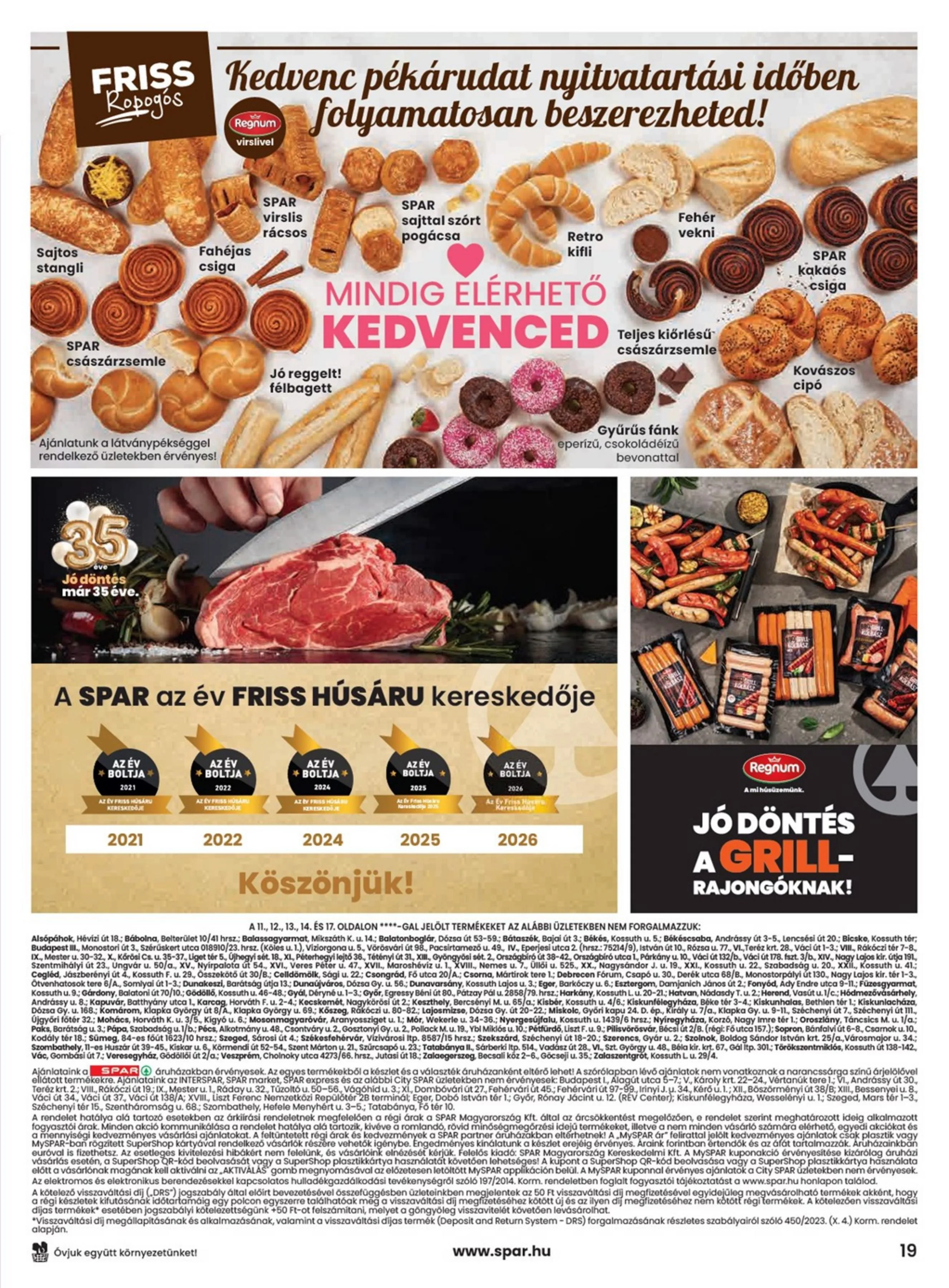 Spar akciós újság 07.23–07.29 – 19. oldal