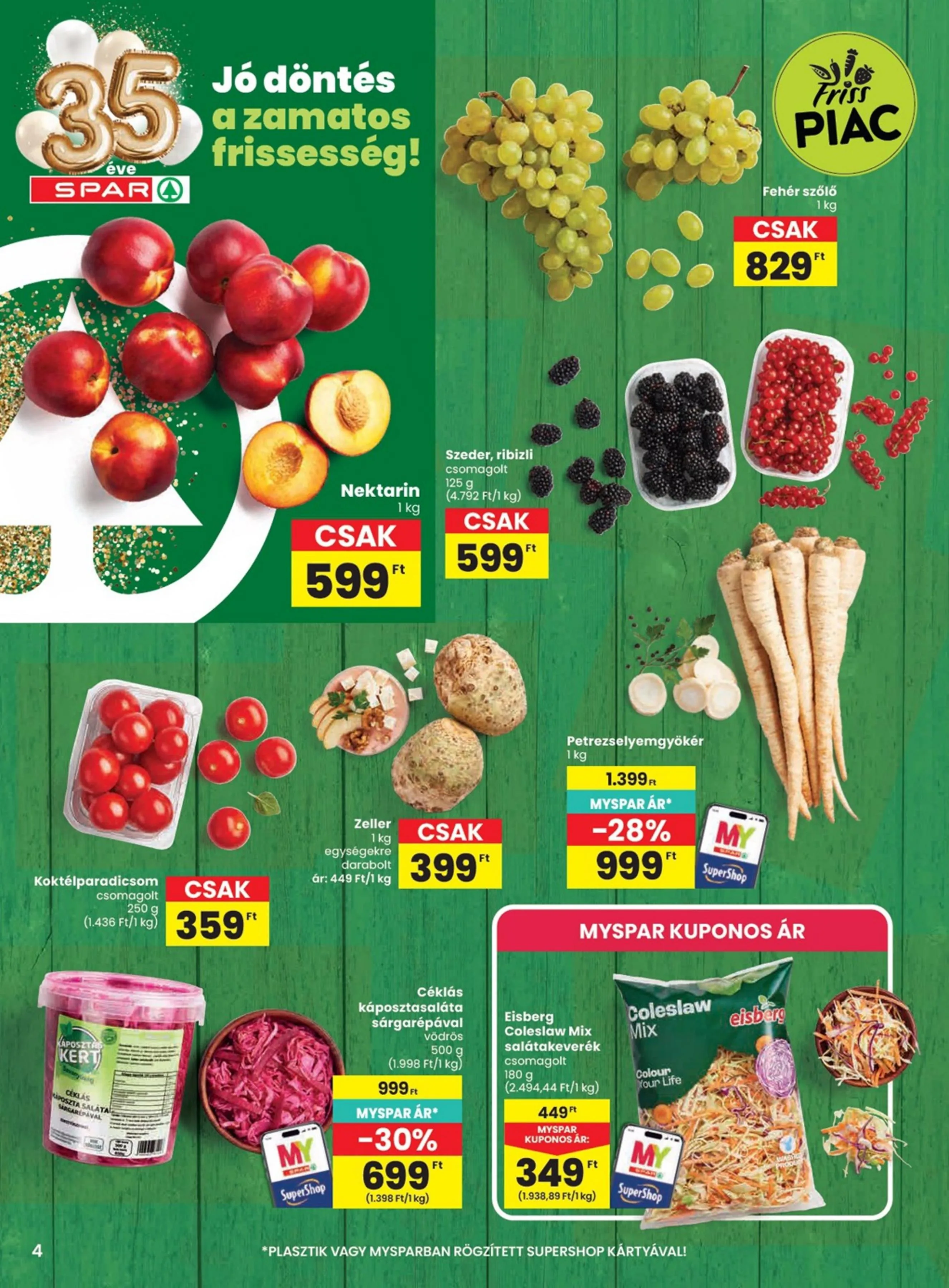Spar akciós újság 07.23–07.29 – 4. oldal