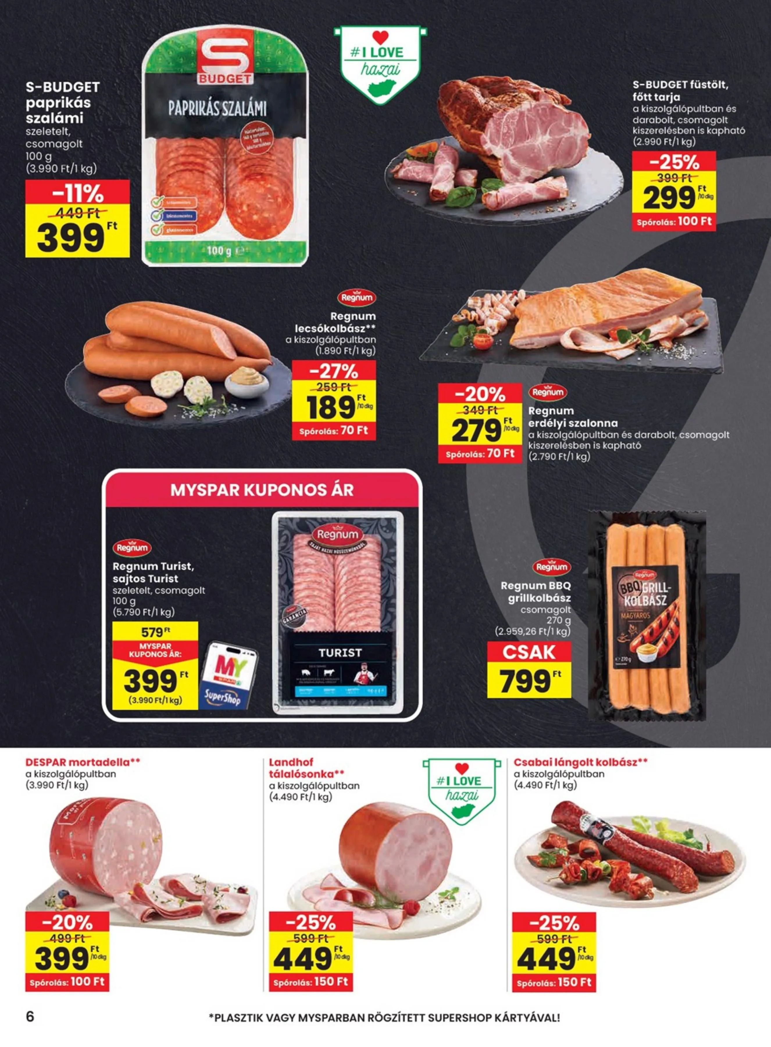 Spar akciós újság 07.23–07.29 – 6. oldal