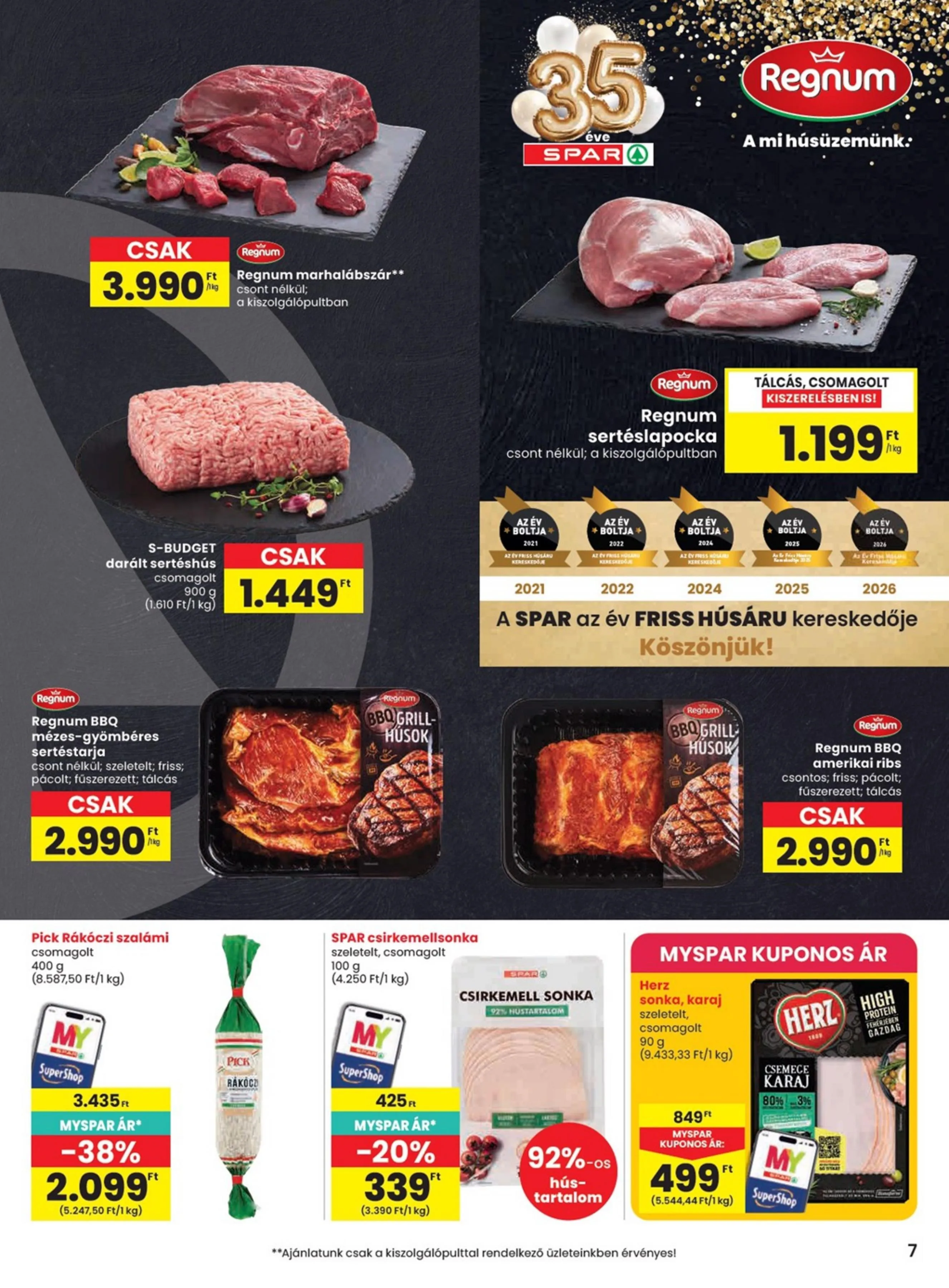 Spar akciós újság 07.23–07.29 – 7. oldal