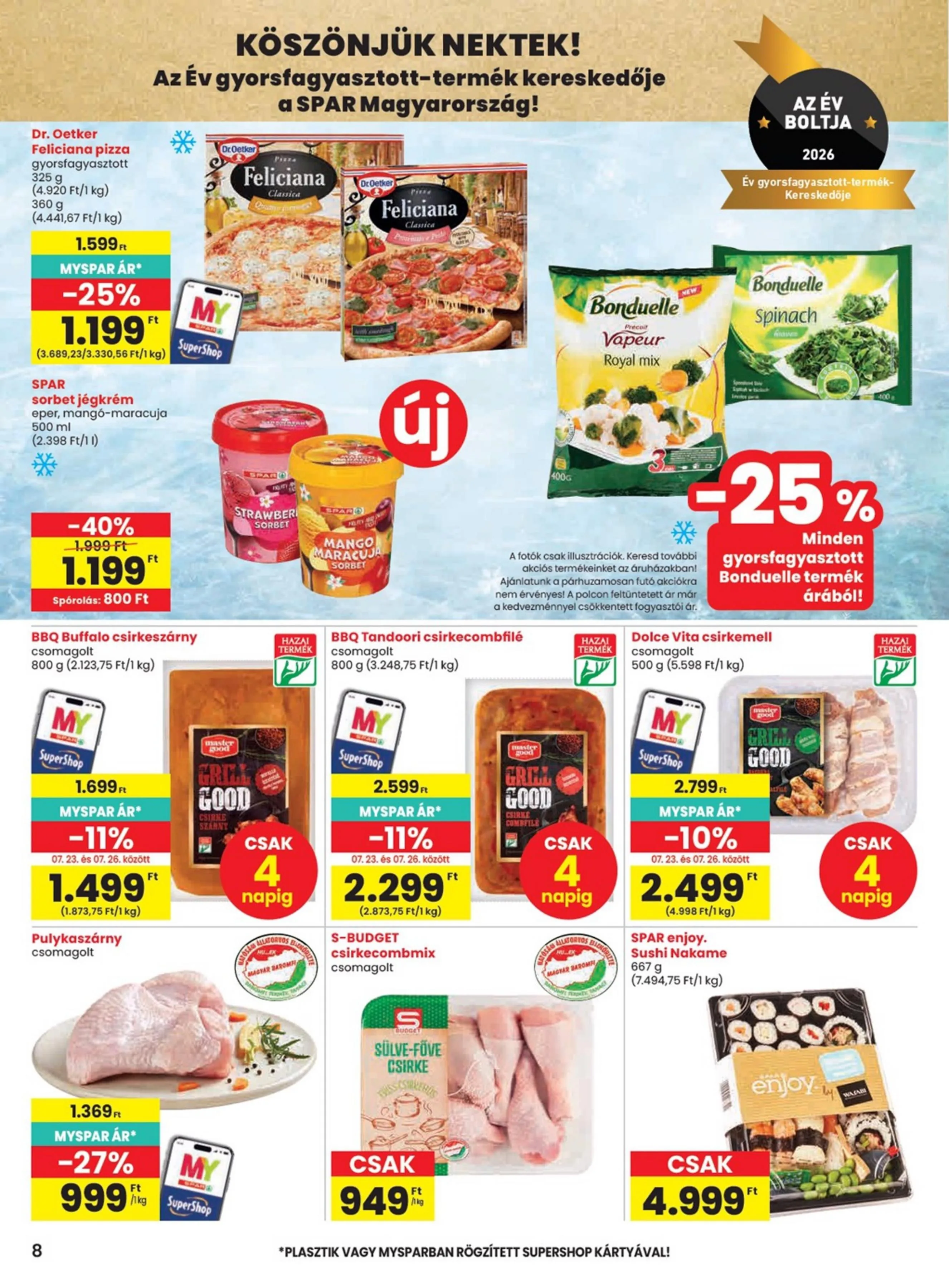 Spar akciós újság 07.23–07.29 – 8. oldal
