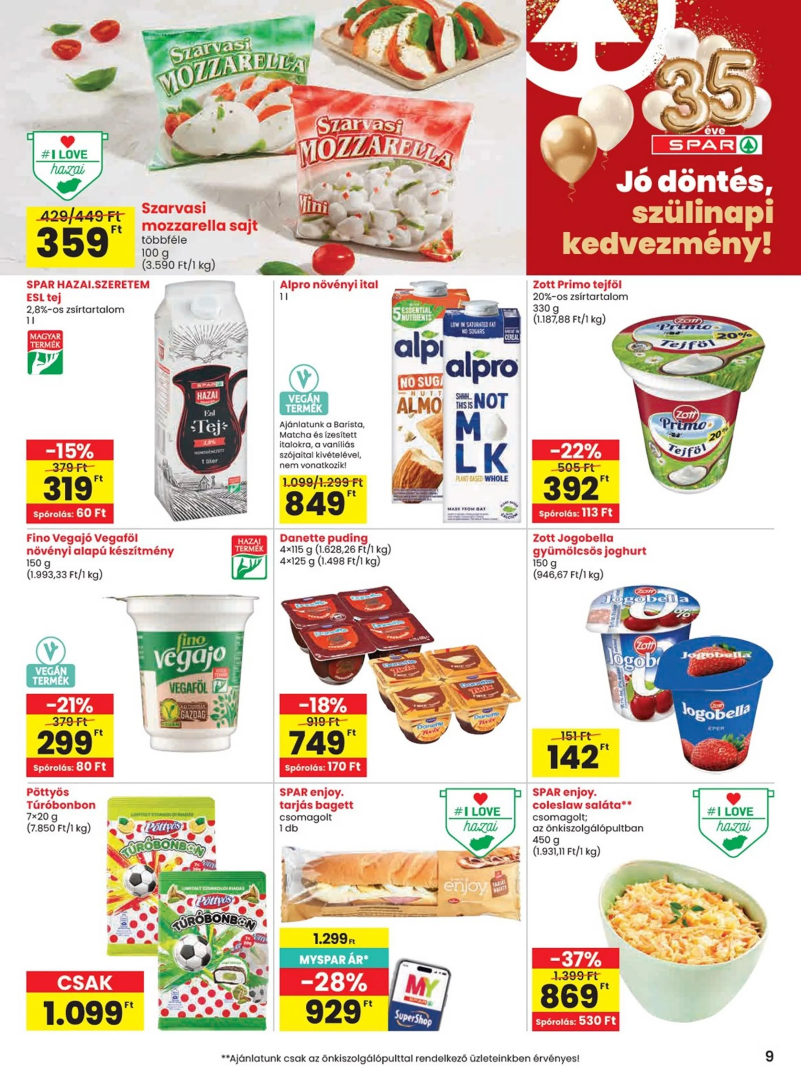 Spar akciós újság 07.23–07.29 – 9. oldal