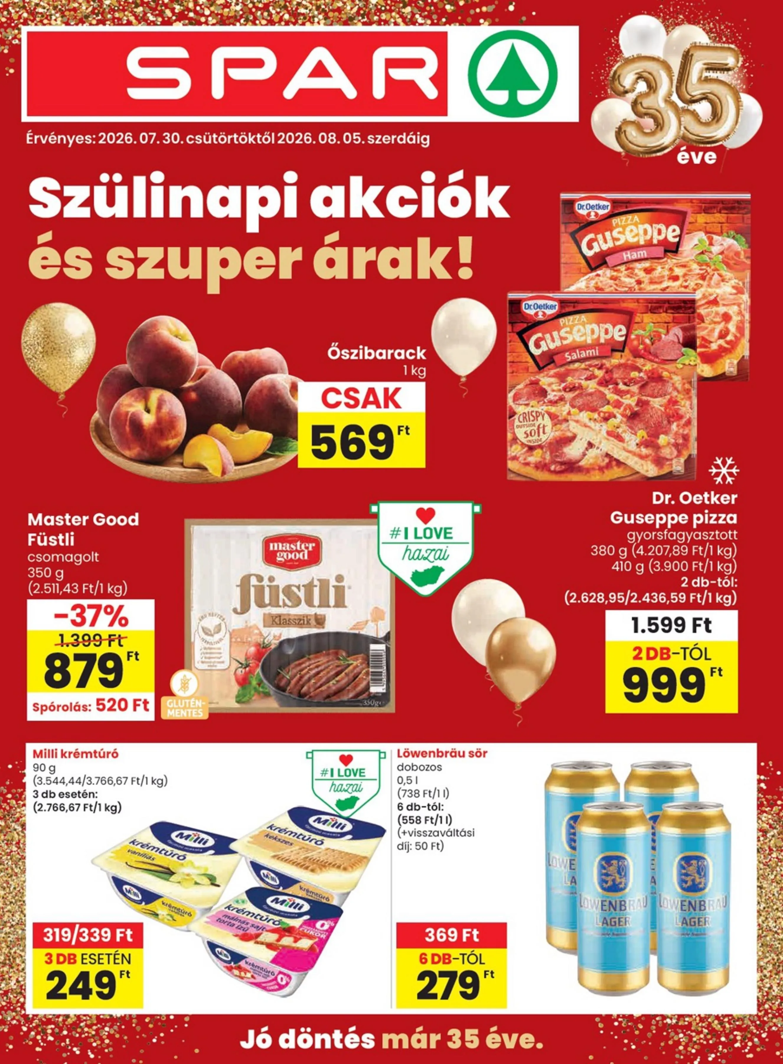 Spar akciós újság 07.30–08.05