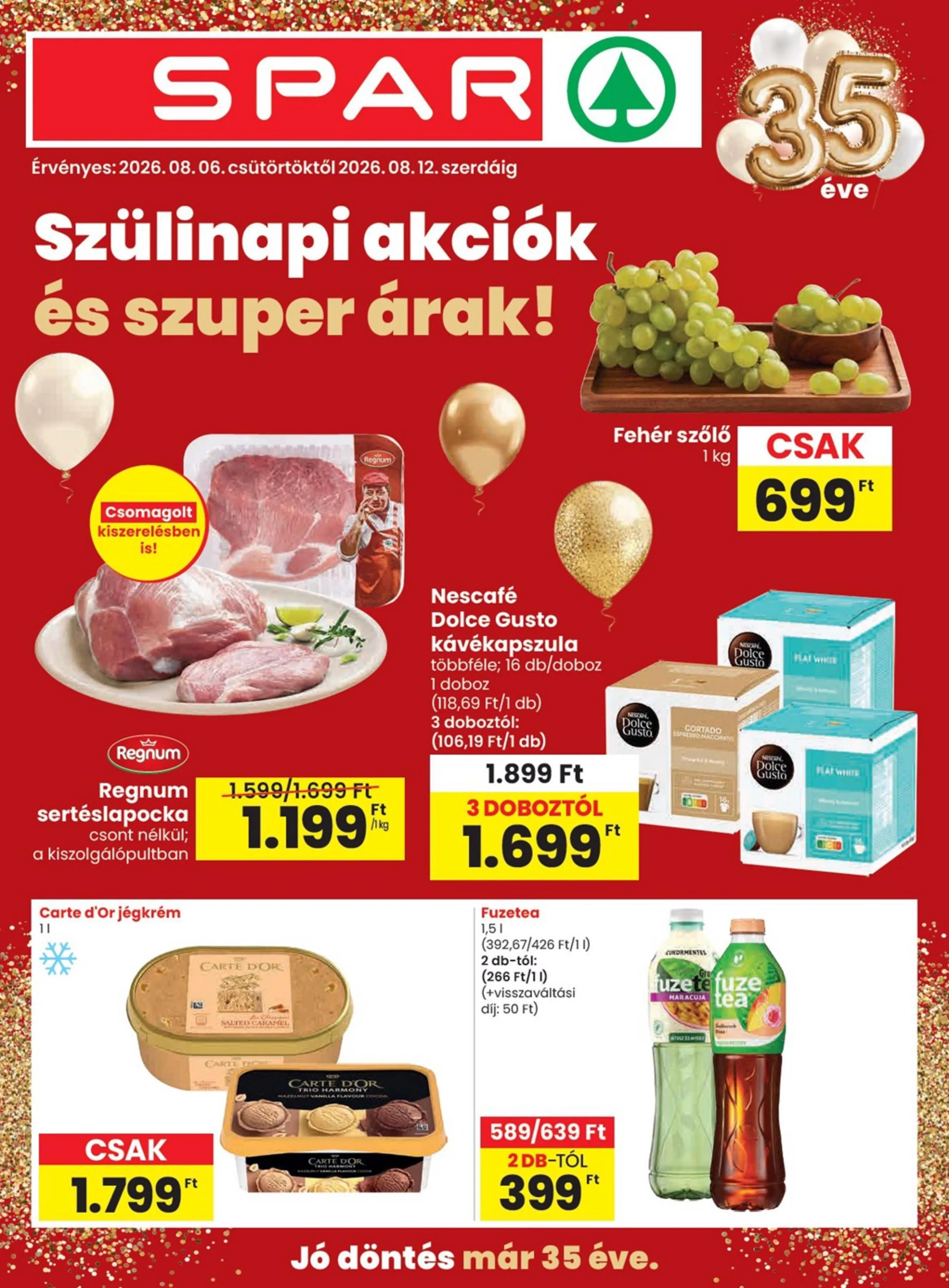 Spar akciós újság 08.06–08.12