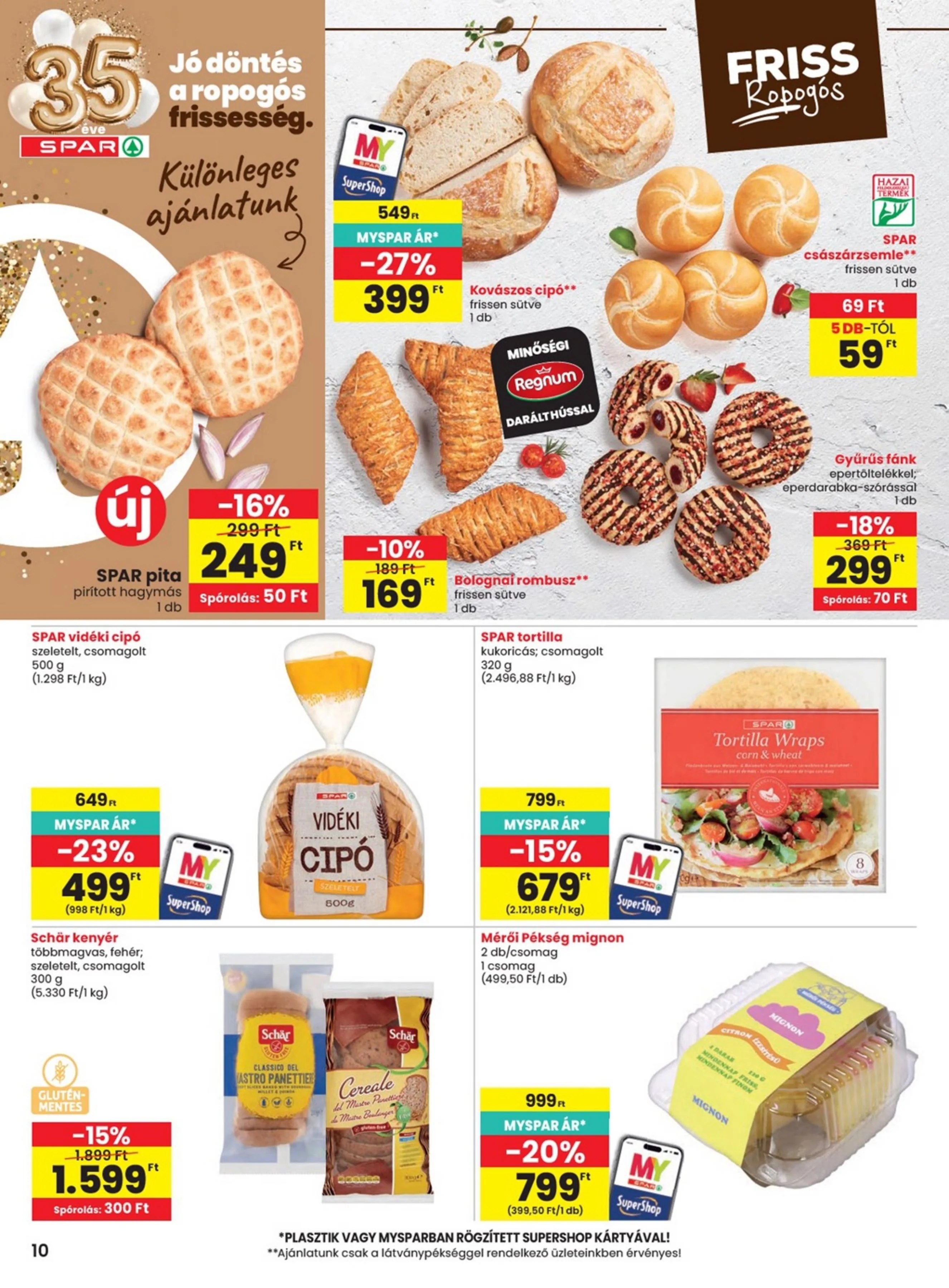 Spar akciós újság 08.13–08.19 – 10. oldal