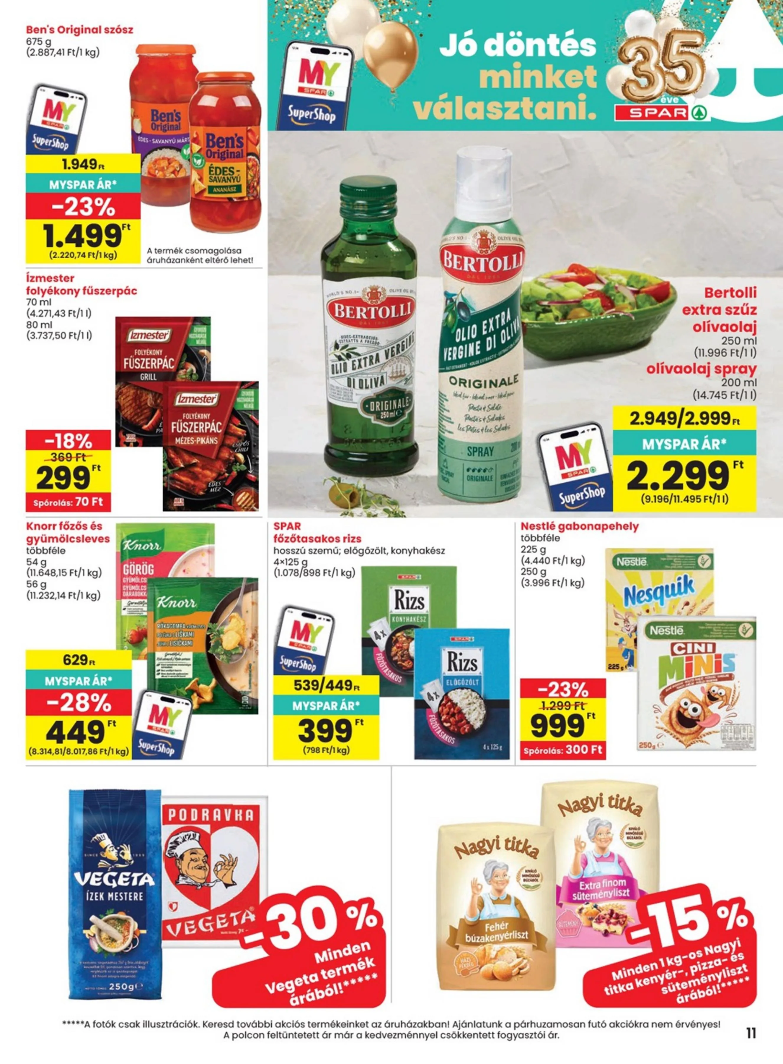 Spar akciós újság 08.13–08.19 – 11. oldal