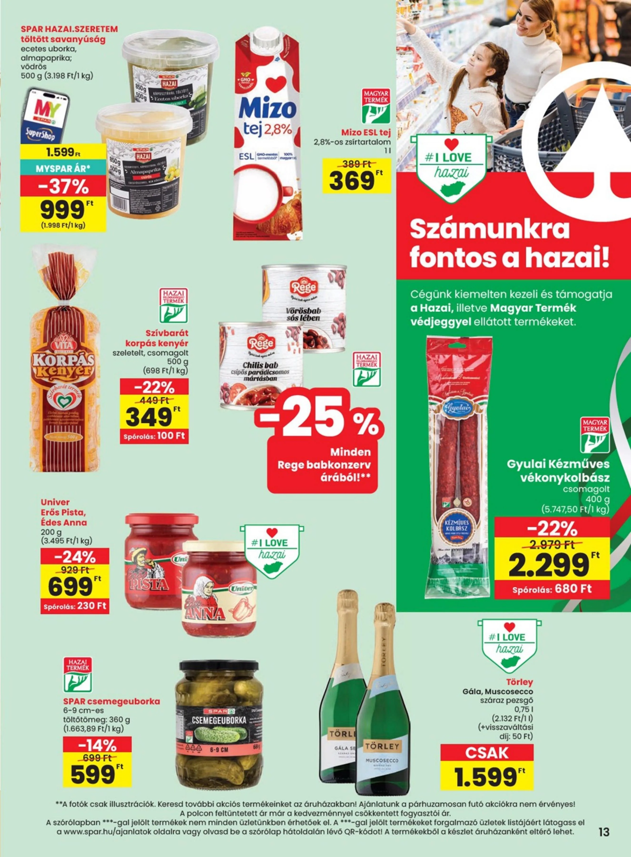 Spar akciós újság 08.13–08.19 – 13. oldal