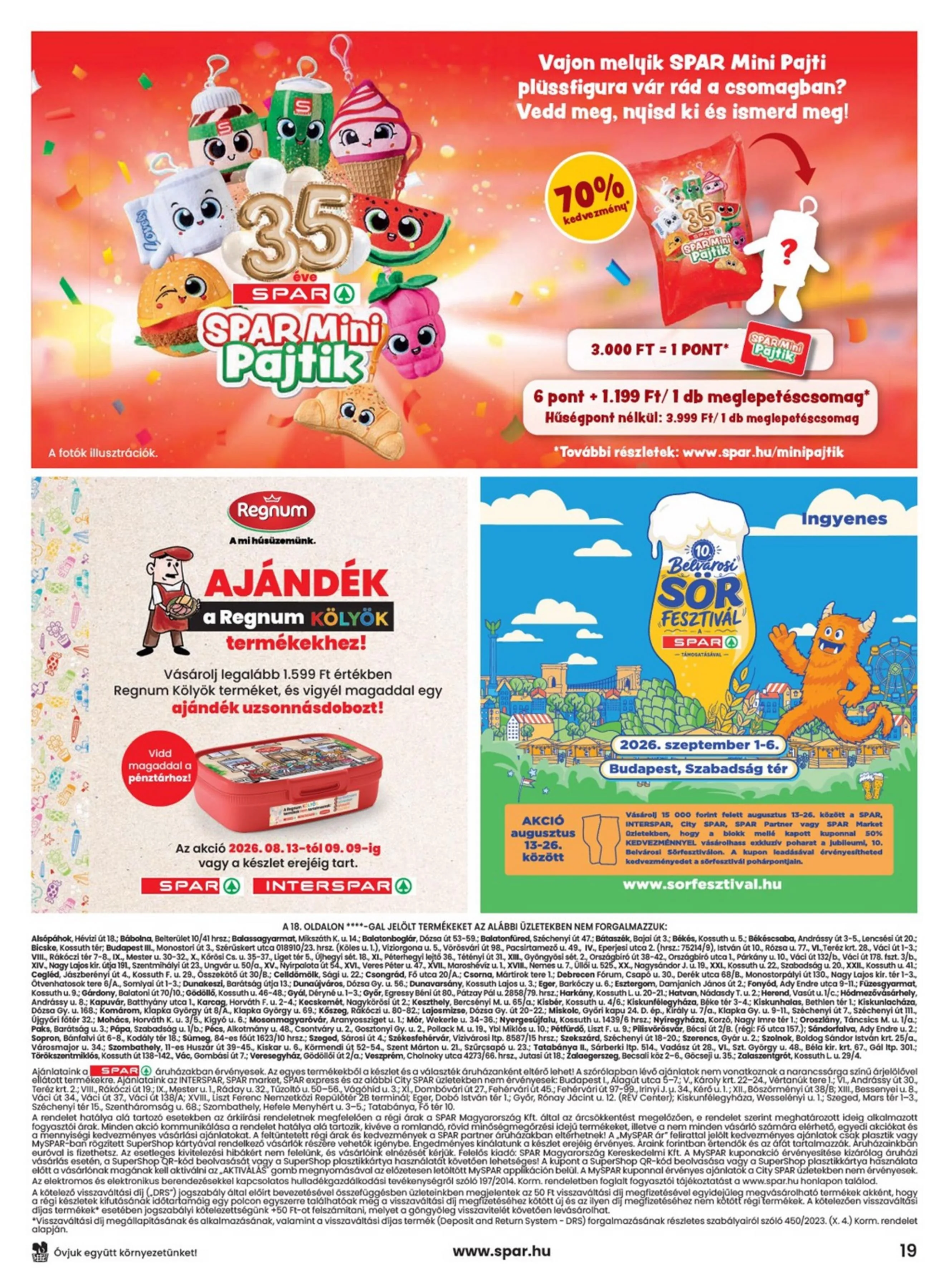 Spar akciós újság 08.13–08.19 – 19. oldal