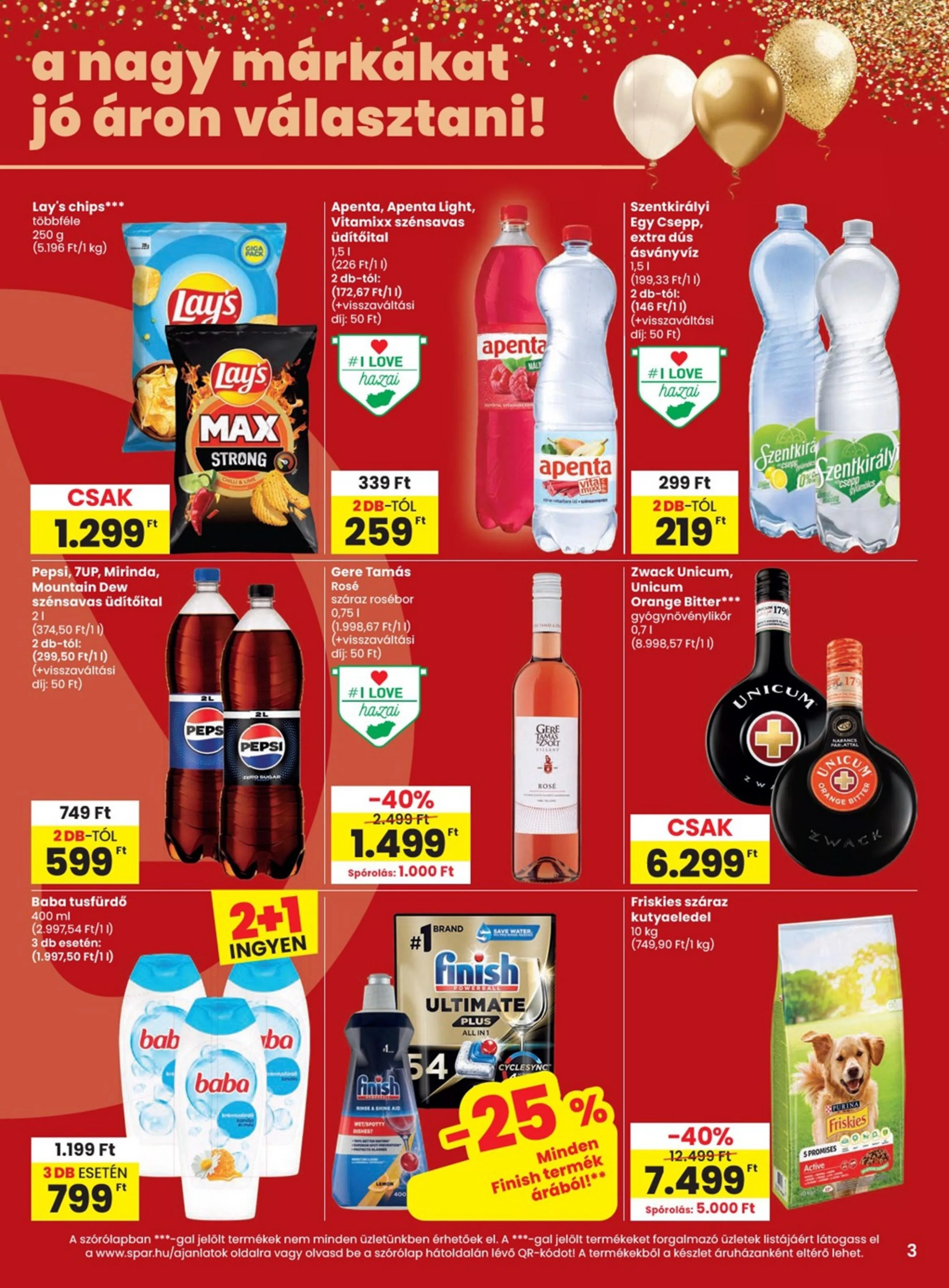 Spar akciós újság 08.13–08.19 – 3. oldal