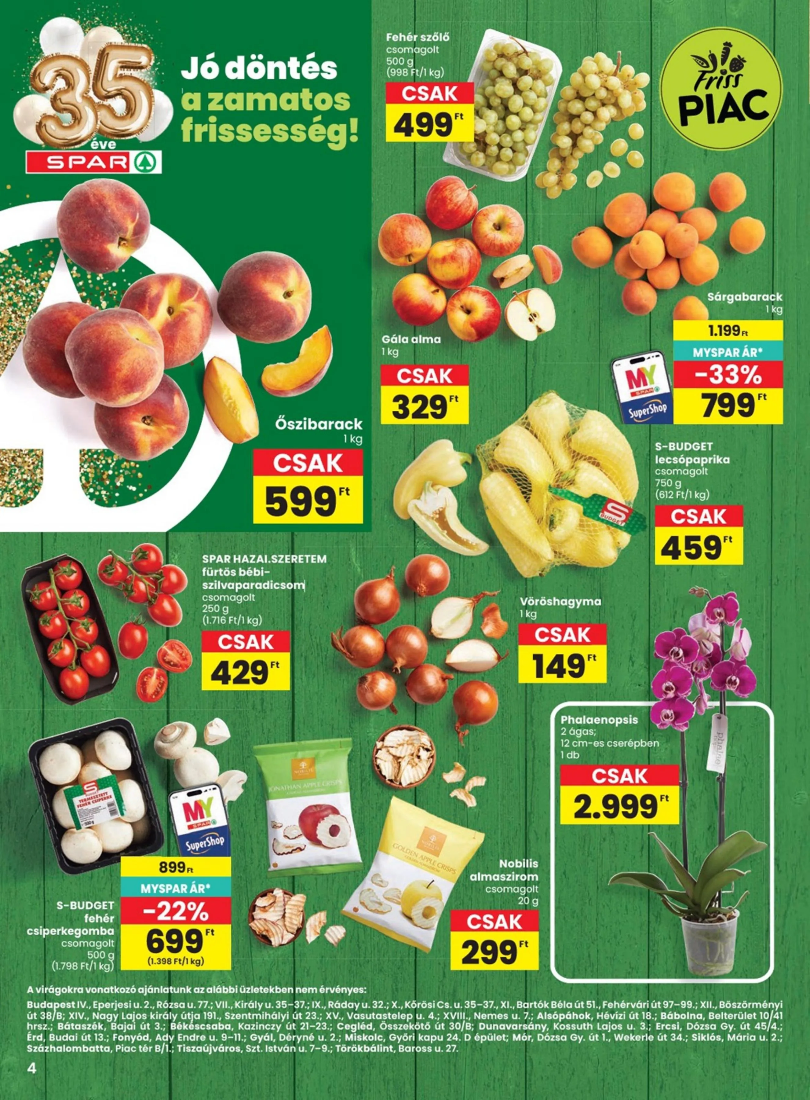Spar akciós újság 08.13–08.19 – 4. oldal