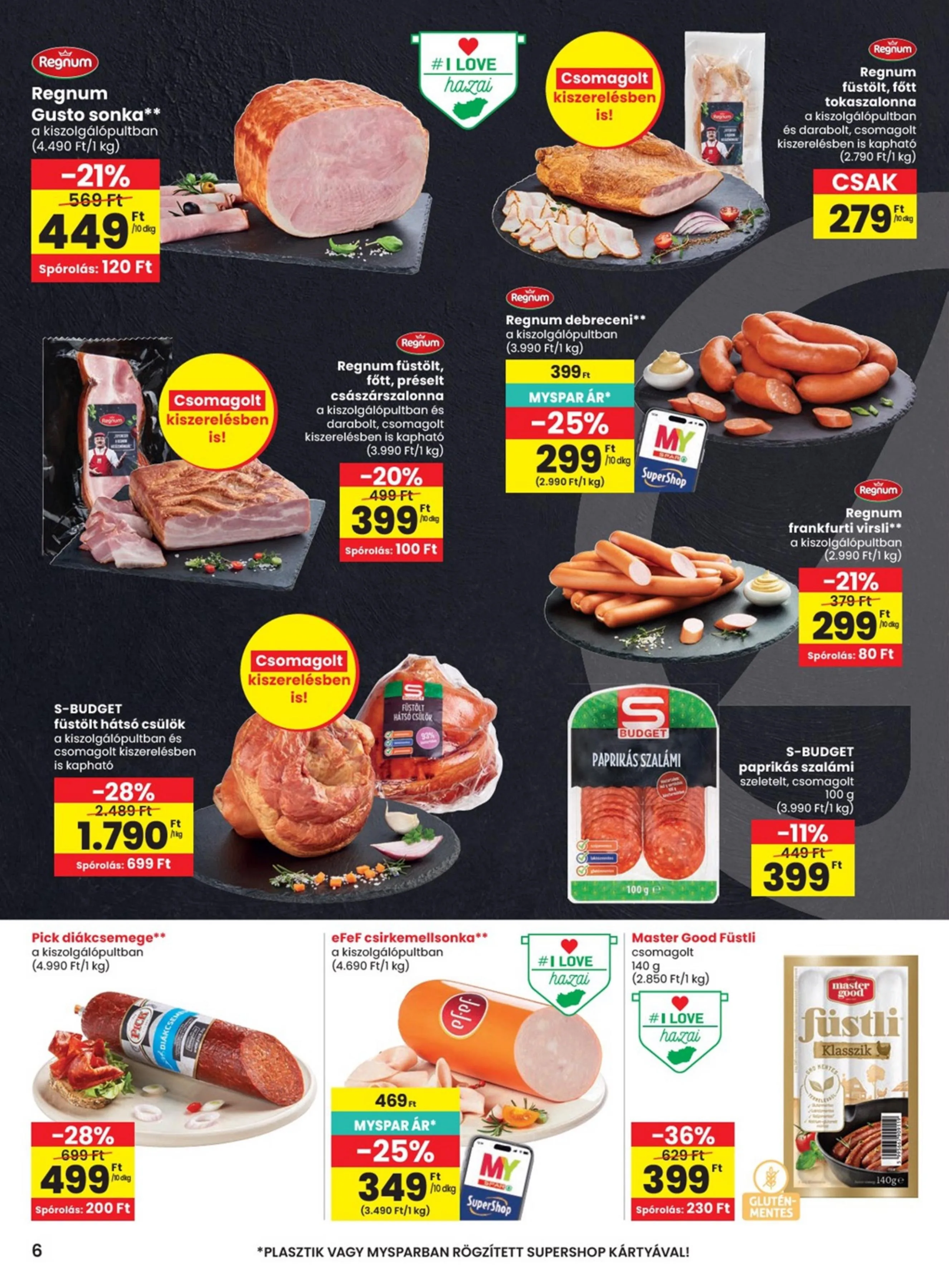 Spar akciós újság 08.13–08.19 – 6. oldal