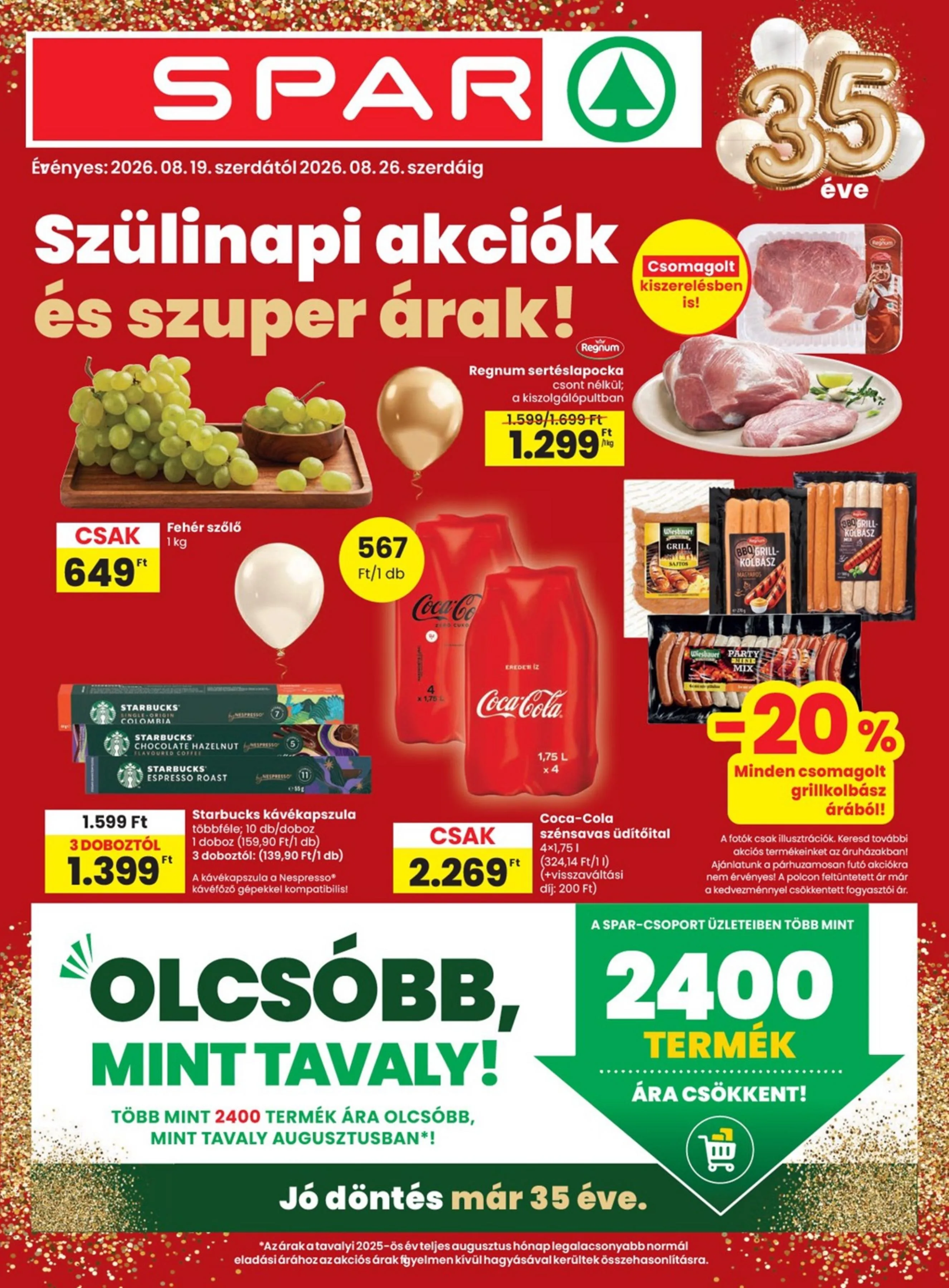 Spar akciós újság 08.19–08.26