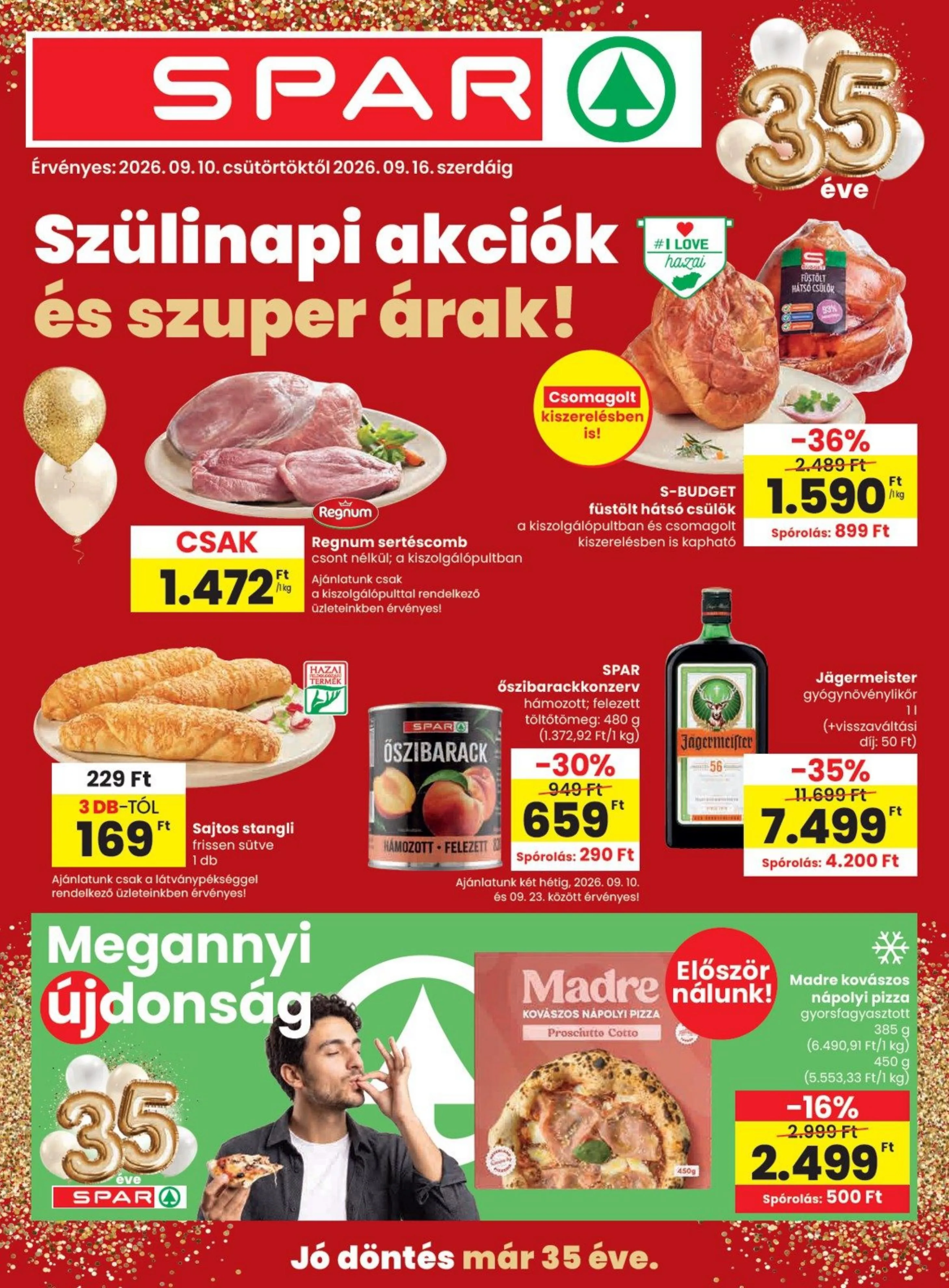 Spar akciós újság 09.10–09.16