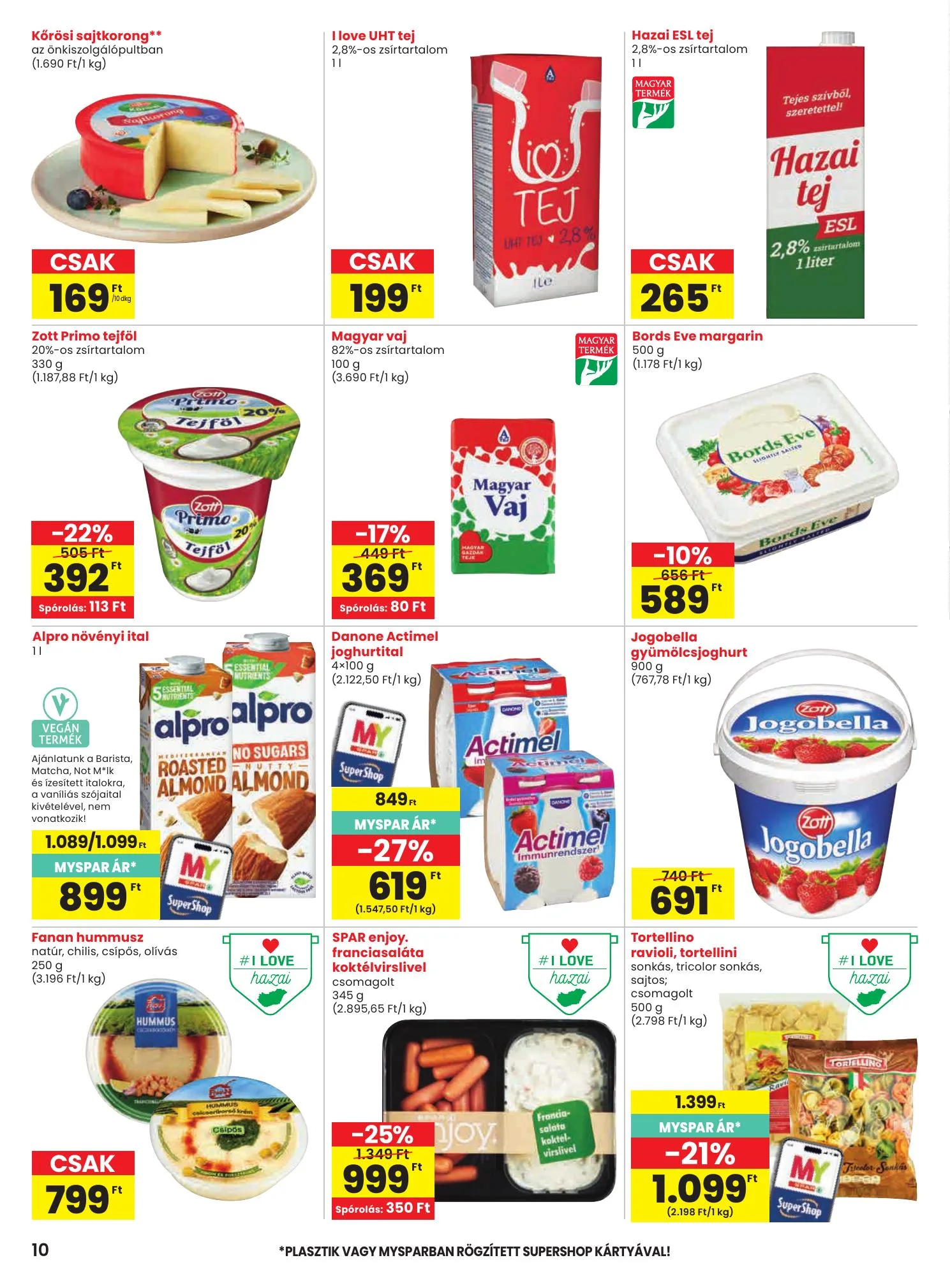 Spar akciós újság 10.01–10.07 – 10. oldal