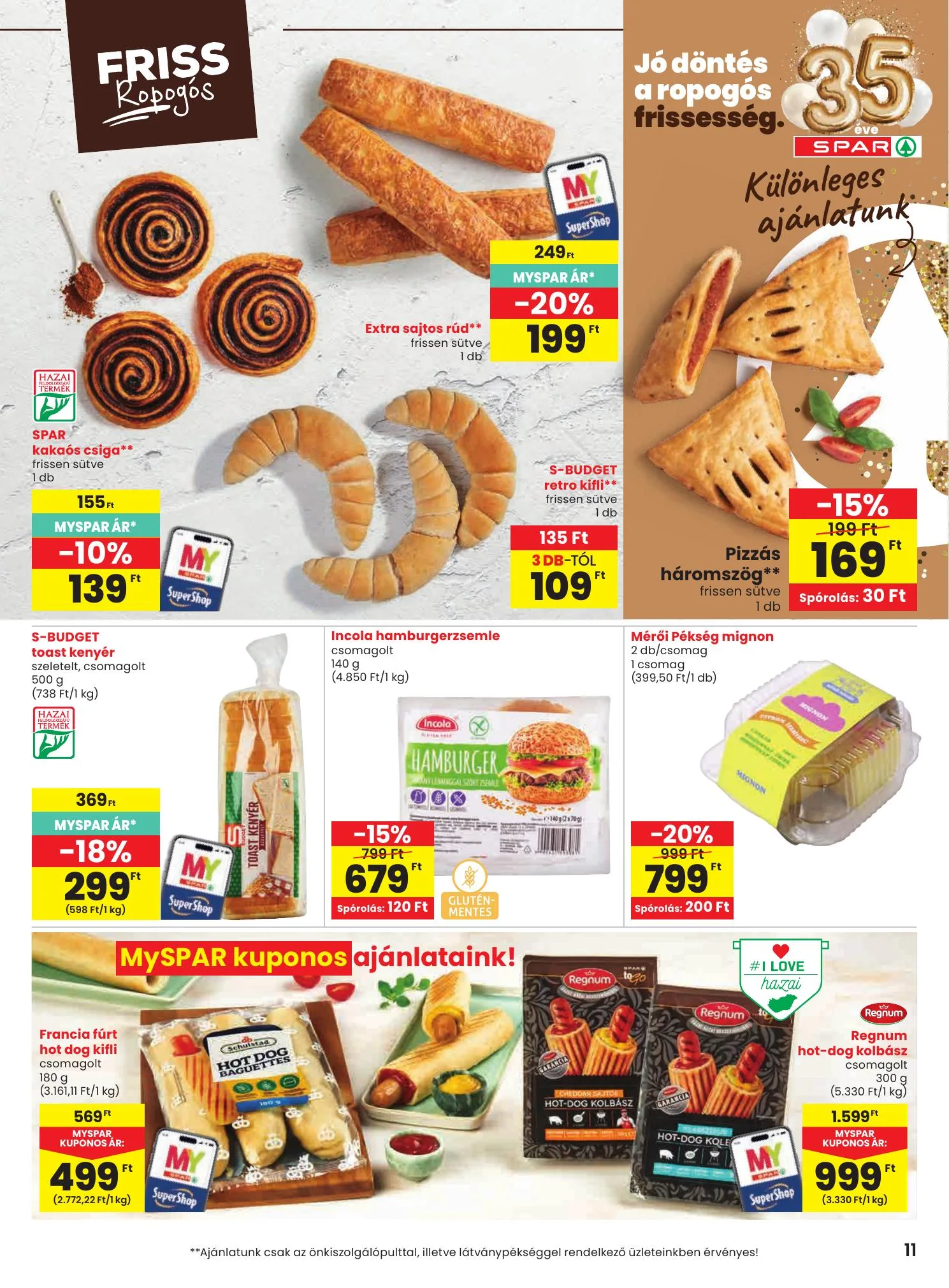 Spar akciós újság 10.01–10.07 – 11. oldal