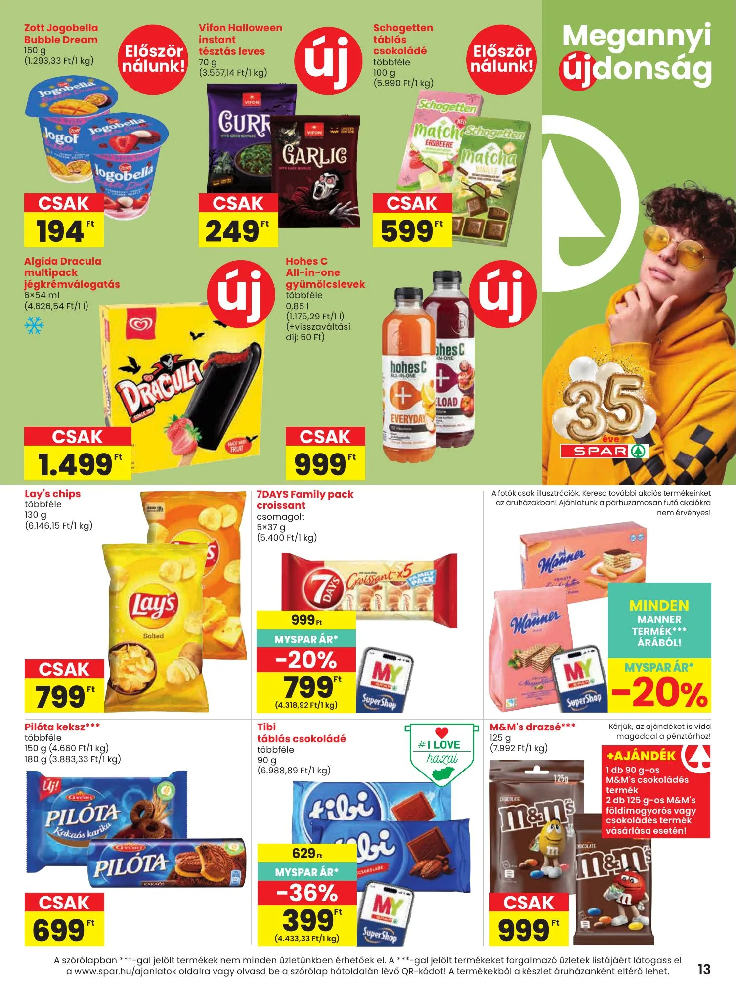 Spar akciós újság 10.01–10.07 – 13. oldal