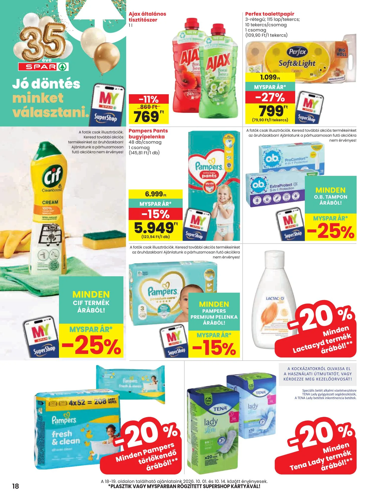 Spar akciós újság 10.01–10.07 – 18. oldal