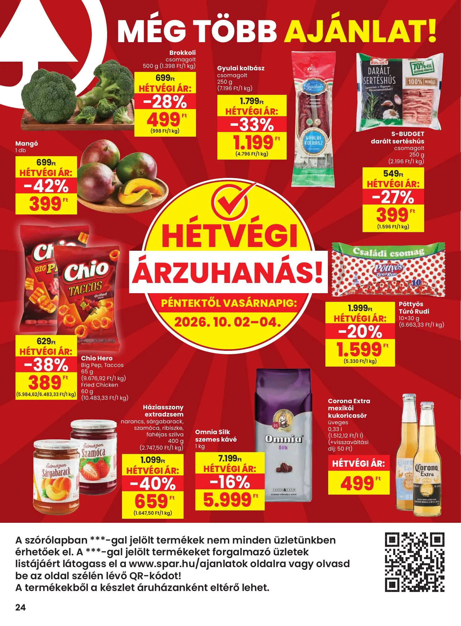 Spar akciós újság 10.01–10.07 – 24. oldal