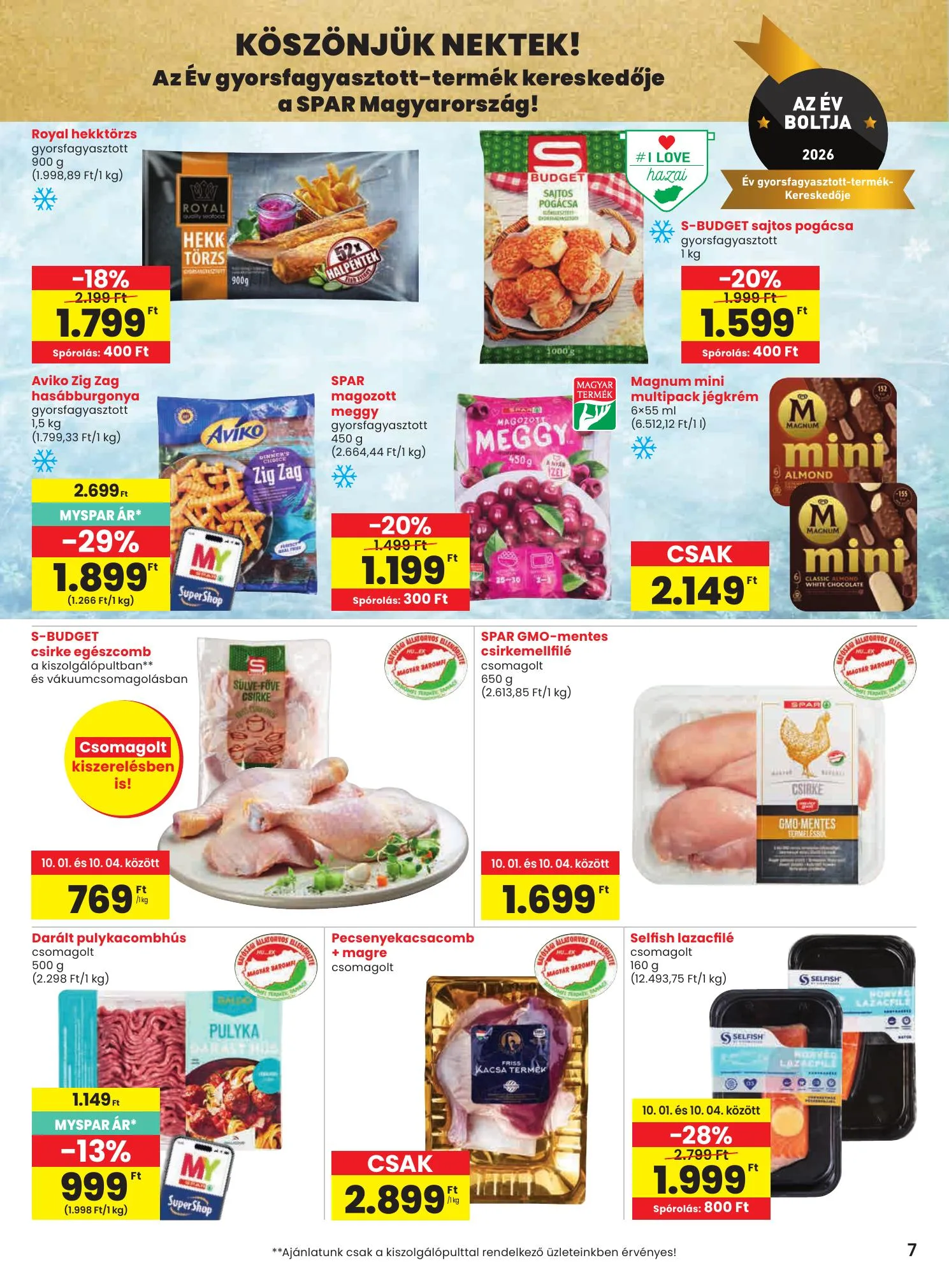 Spar akciós újság 10.01–10.07 – 7. oldal