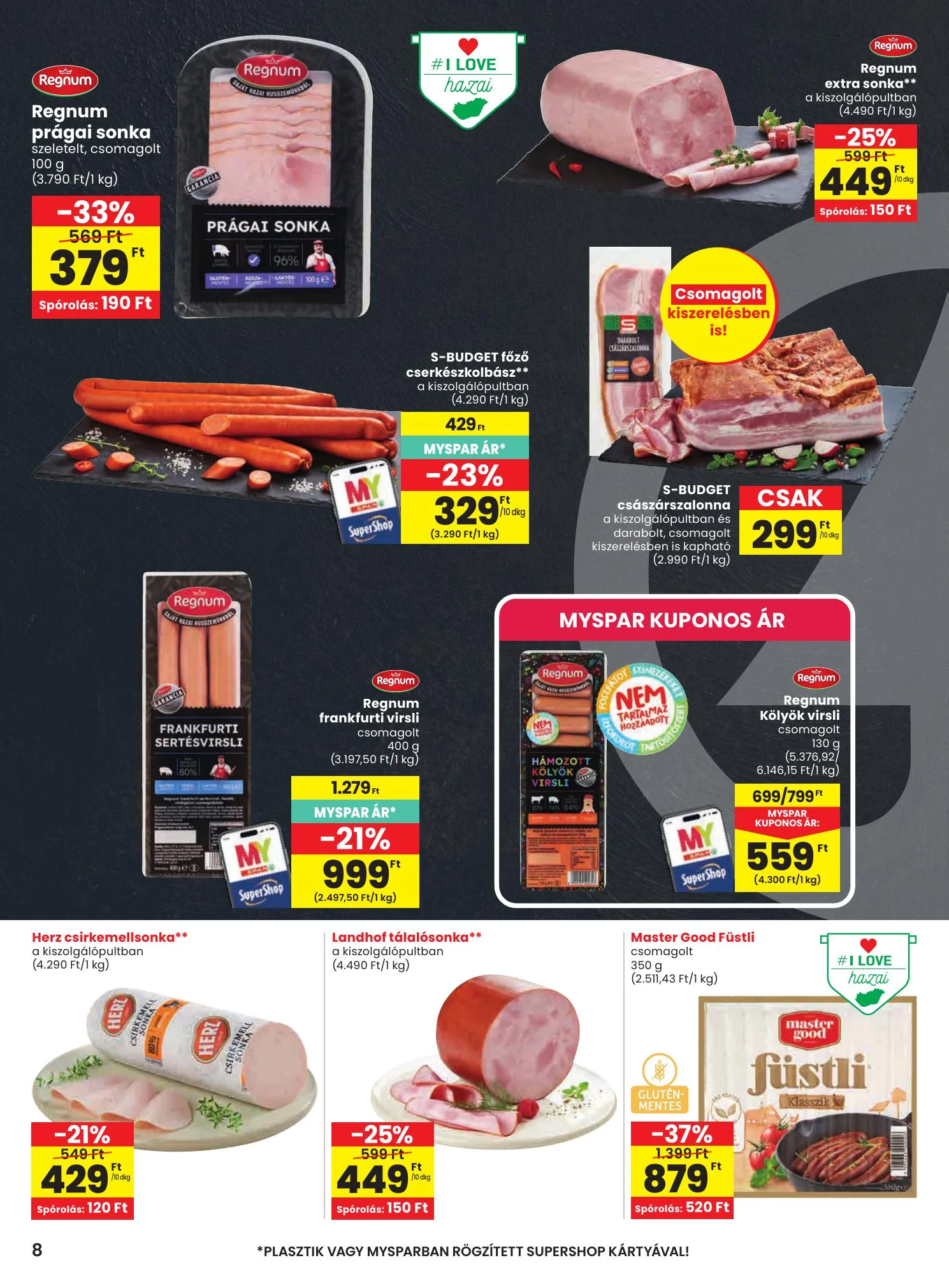 Spar akciós újság 10.01–10.07 – 8. oldal
