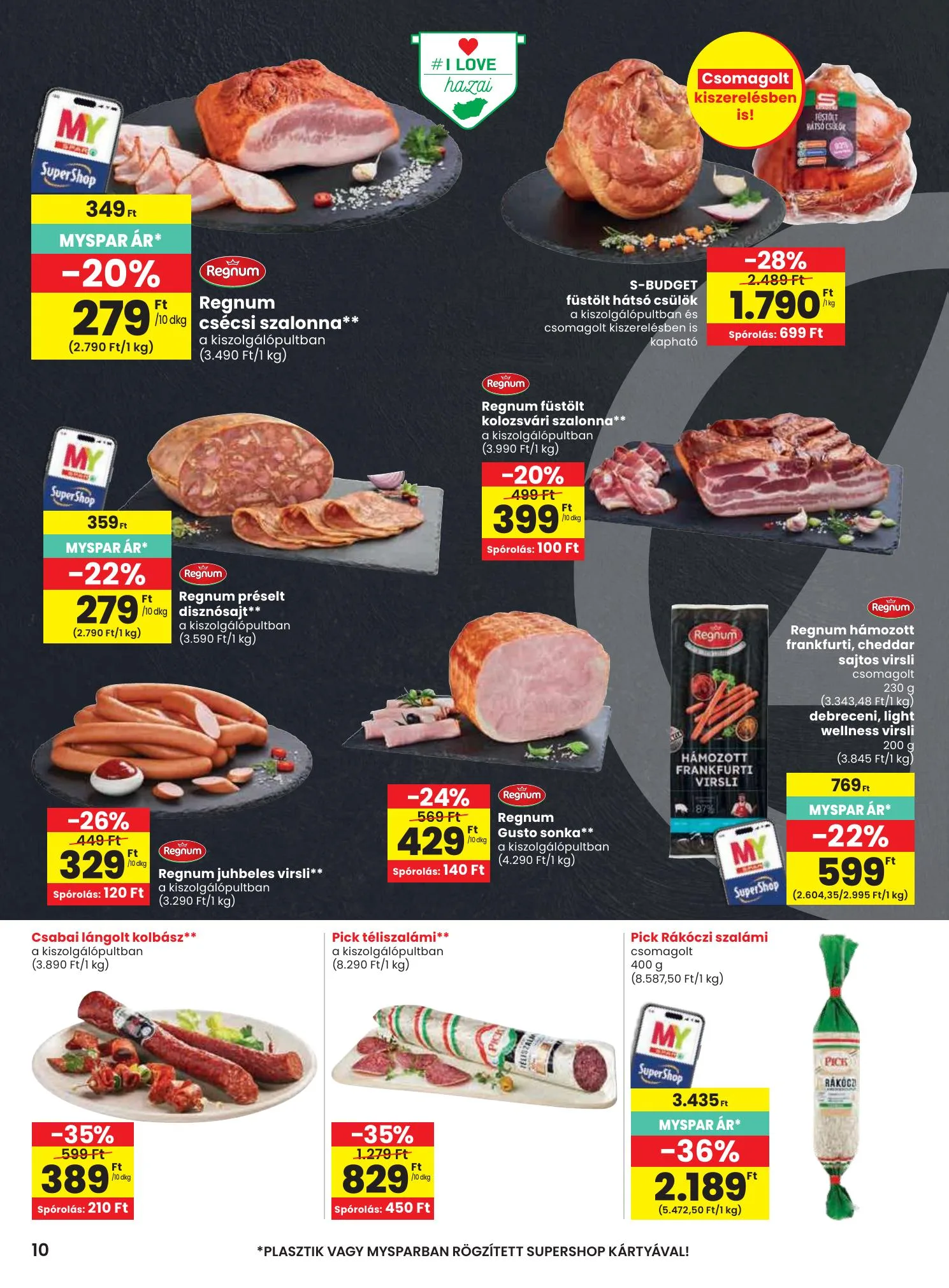 Spar akciós újság 10.08–10.14 – 10. oldal
