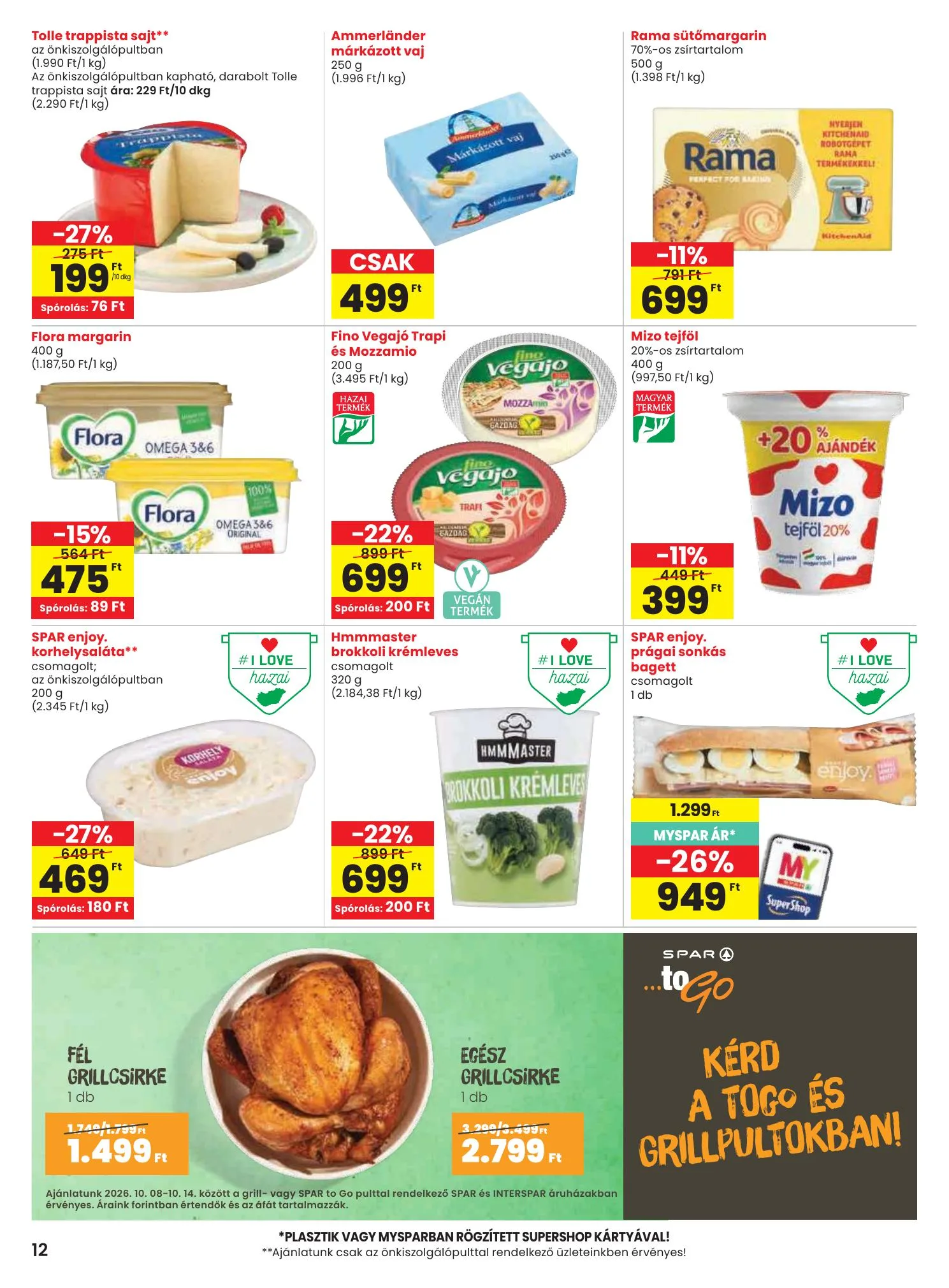 Spar akciós újság 10.08–10.14 – 12. oldal