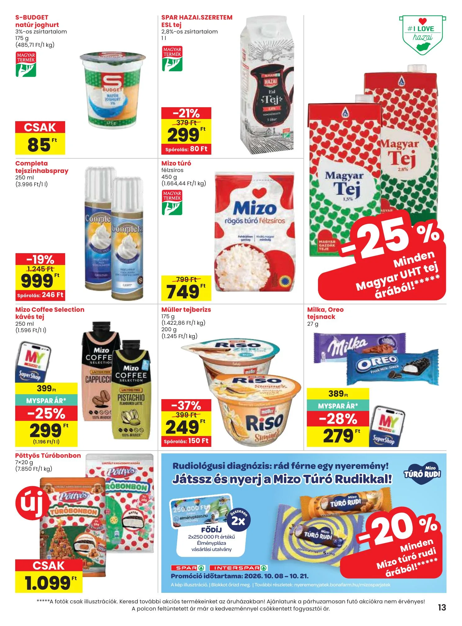 Spar akciós újság 10.08–10.14 – 13. oldal
